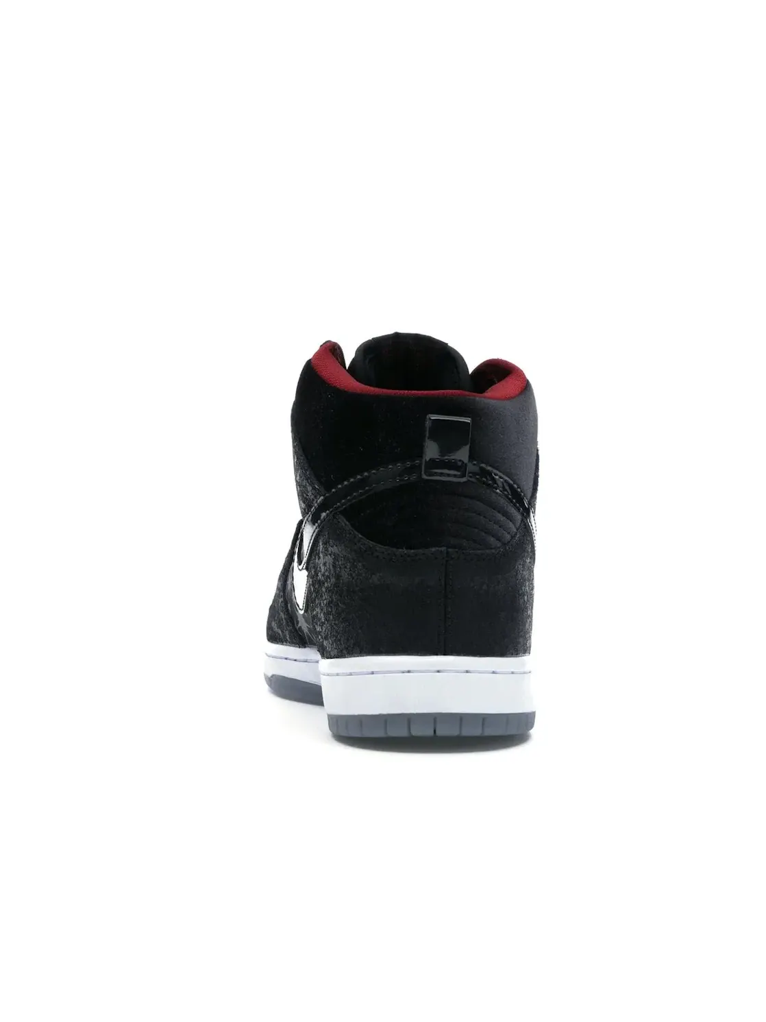 Мужские кроссовки с принтом Nike SB Dunk High Nike — изображение 4 из 4, черный/черный-красный