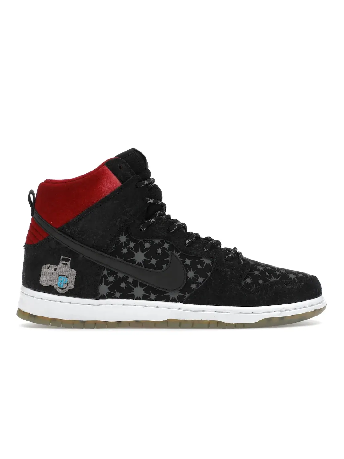 Мужские кроссовки высокие с принтом Nike SB Dunk High Brooklyn Projects Paparazzi Quickstrike Nike — изображение 1 из 4