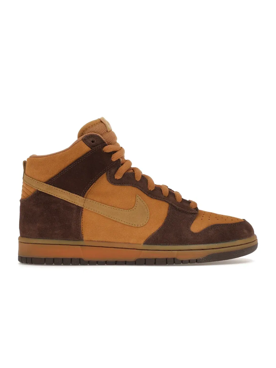 Мужские кроссовки высокие с принтом Nike Nike SB Dunk High — изображение 1 из 4, коричневый