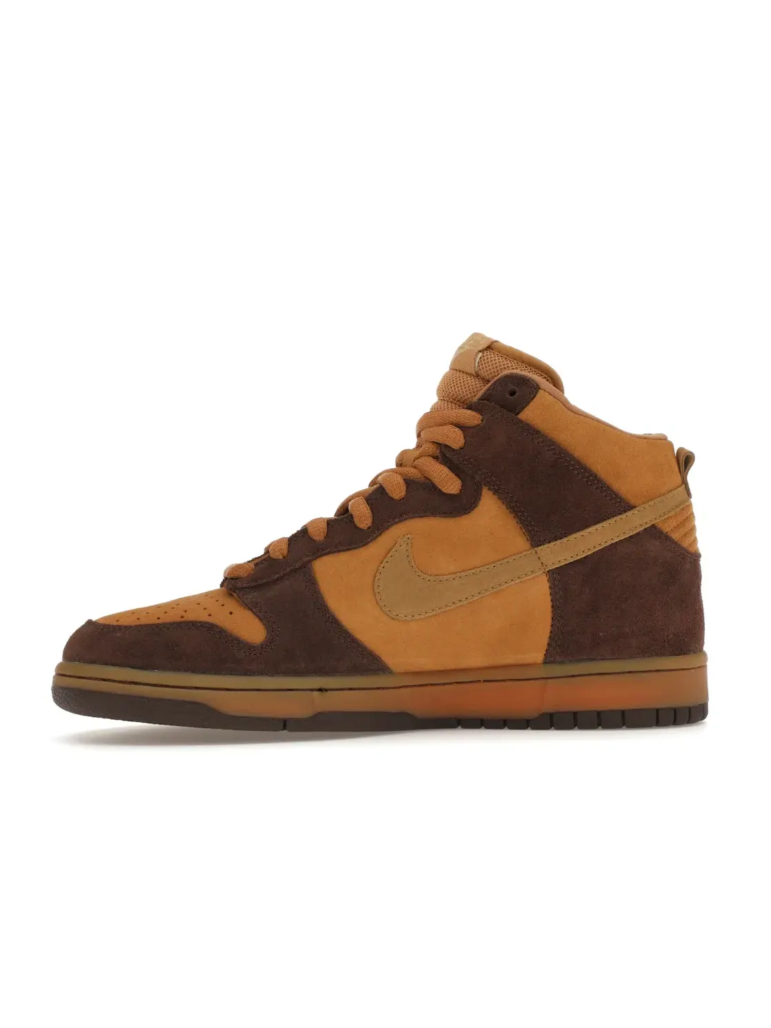 Мужские кроссовки высокие с принтом Nike Nike SB Dunk High — изображение 3 из 4, коричневый