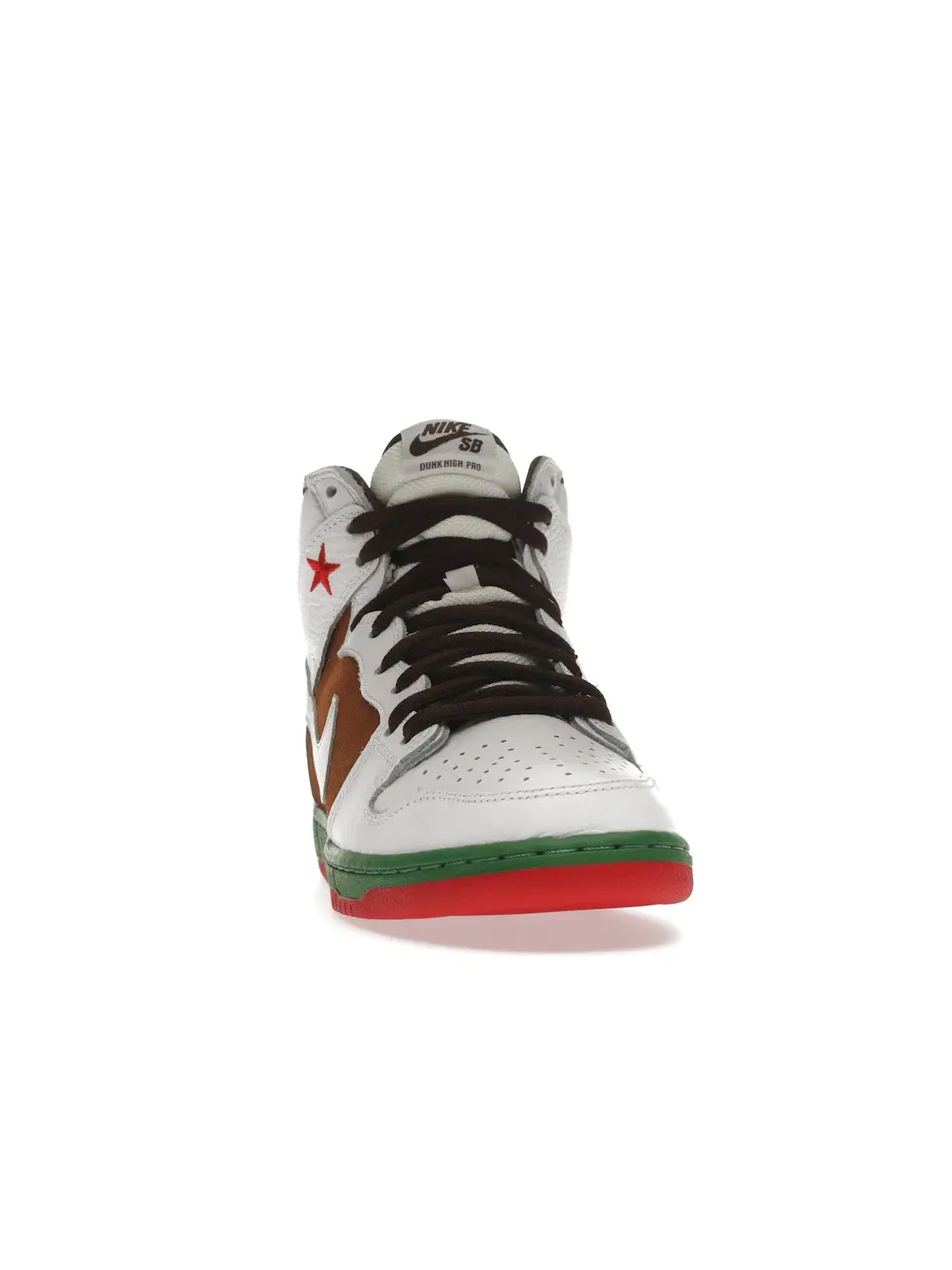 Мужские кроссовки с принтом Nike SB Dunk High Nike — изображение 2 из 4, белый