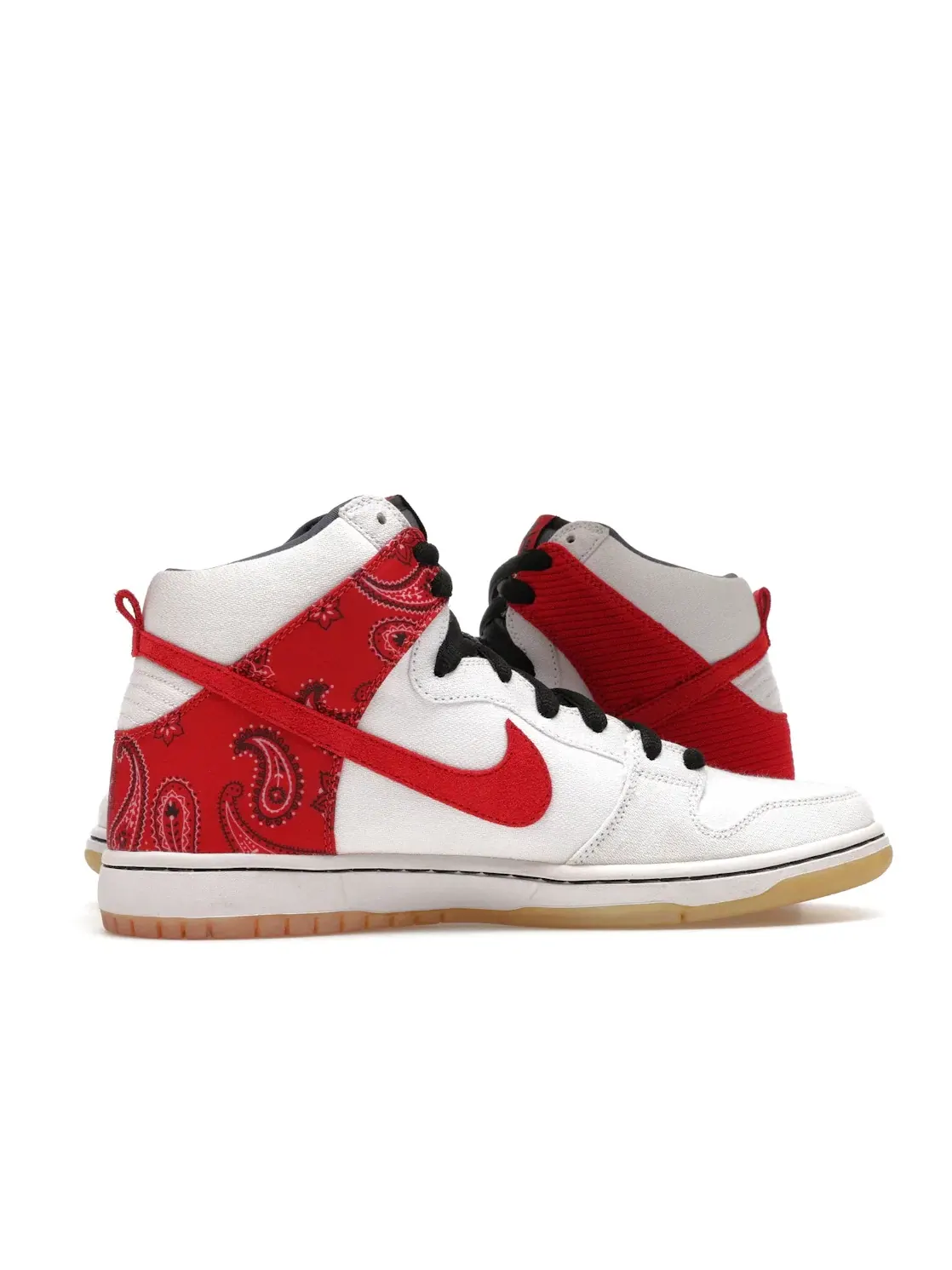 Мужские кроссовки высокие с принтом Nike SB Dunk High Cheech & Chong — изображение 3 из 4, белый/красный