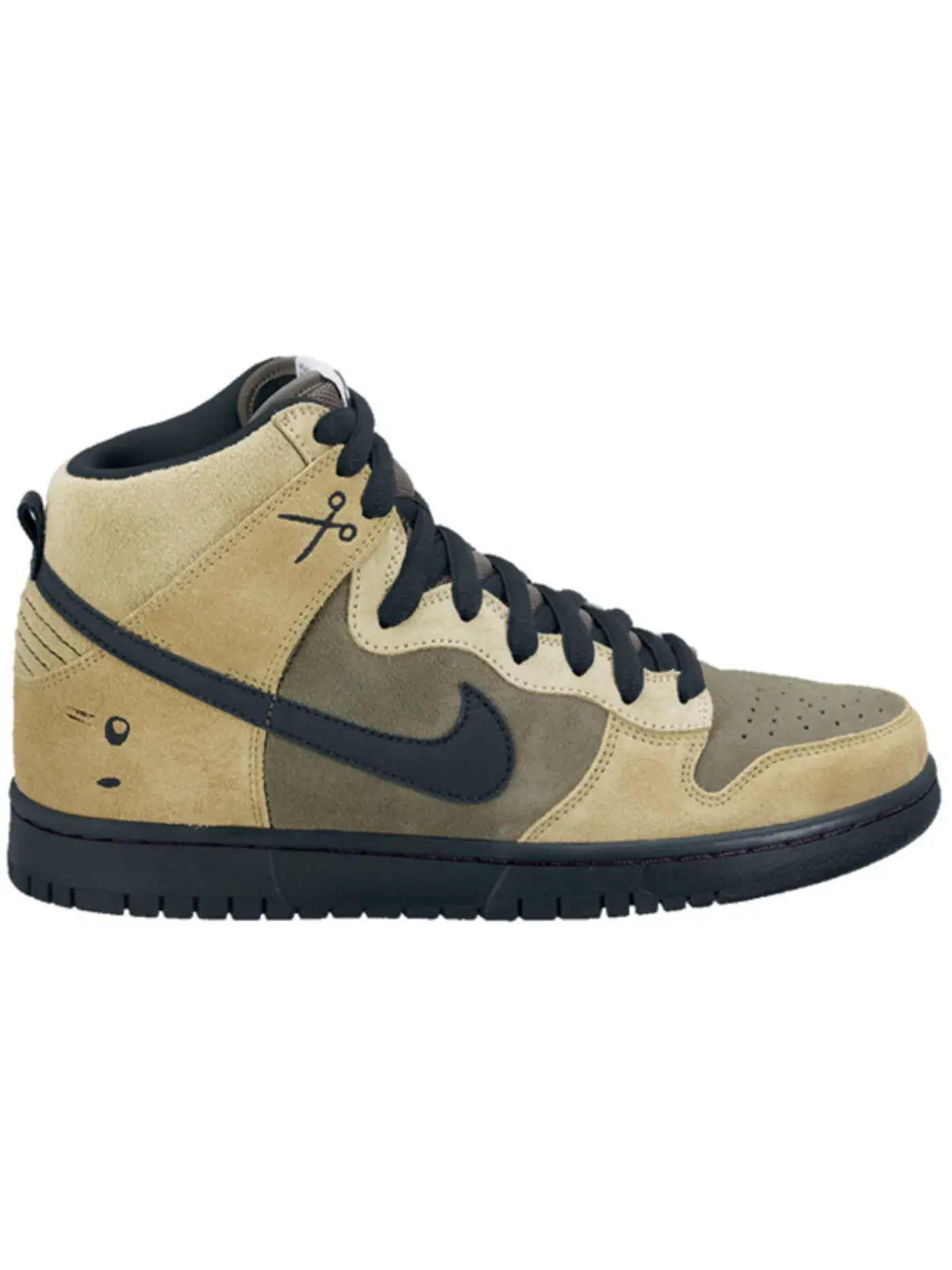 Мужские кроссовки Nike SB Dunk High Chrome Ball Incident — изображение 1 из 1, черный