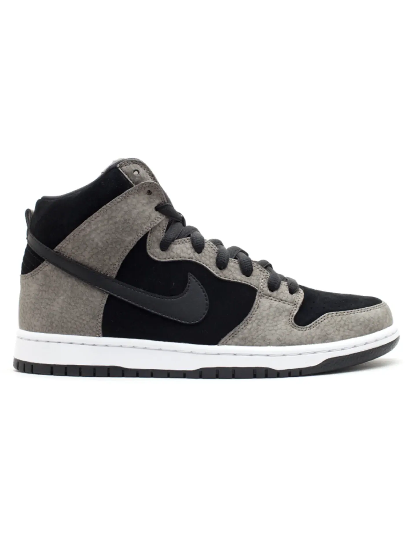 Мужские кроссовки высокие с замшевыми вставками Nike SB Dunk High — изображение 1 из 1, черный-белый