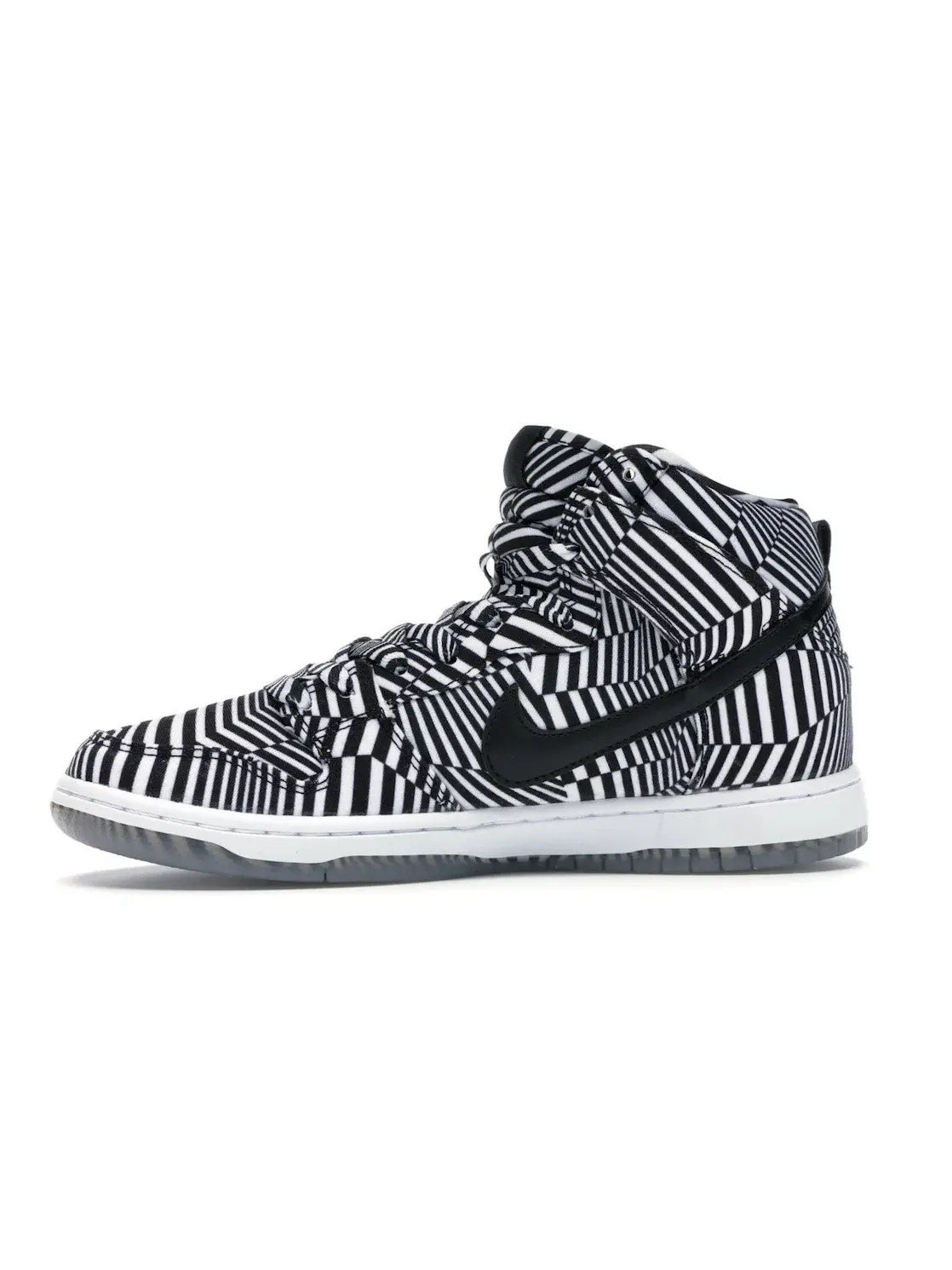 Мужские кроссовки высокие Nike SB Dunk High Concept Car — изображение 3 из 4, белый/черный