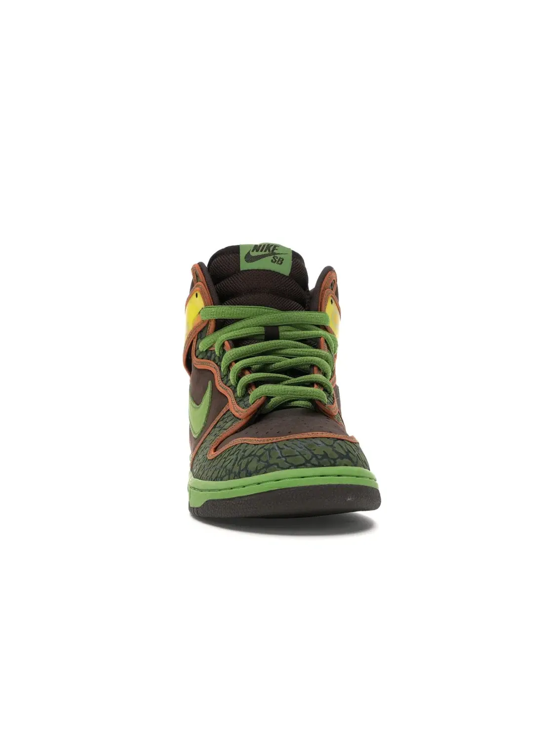 Мужские кроссовки высокий Nike SB Dunk High De La Soul — изображение 2 из 4, коричневый зеленый
