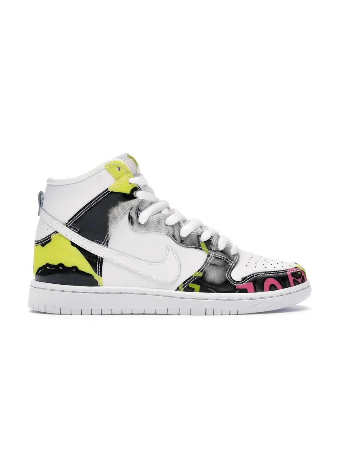 Мужские кроссовки для скейтбординга с принтом Nike SB Dunk High De La Soul 2015 Nike — изображение 1 из 4, белый