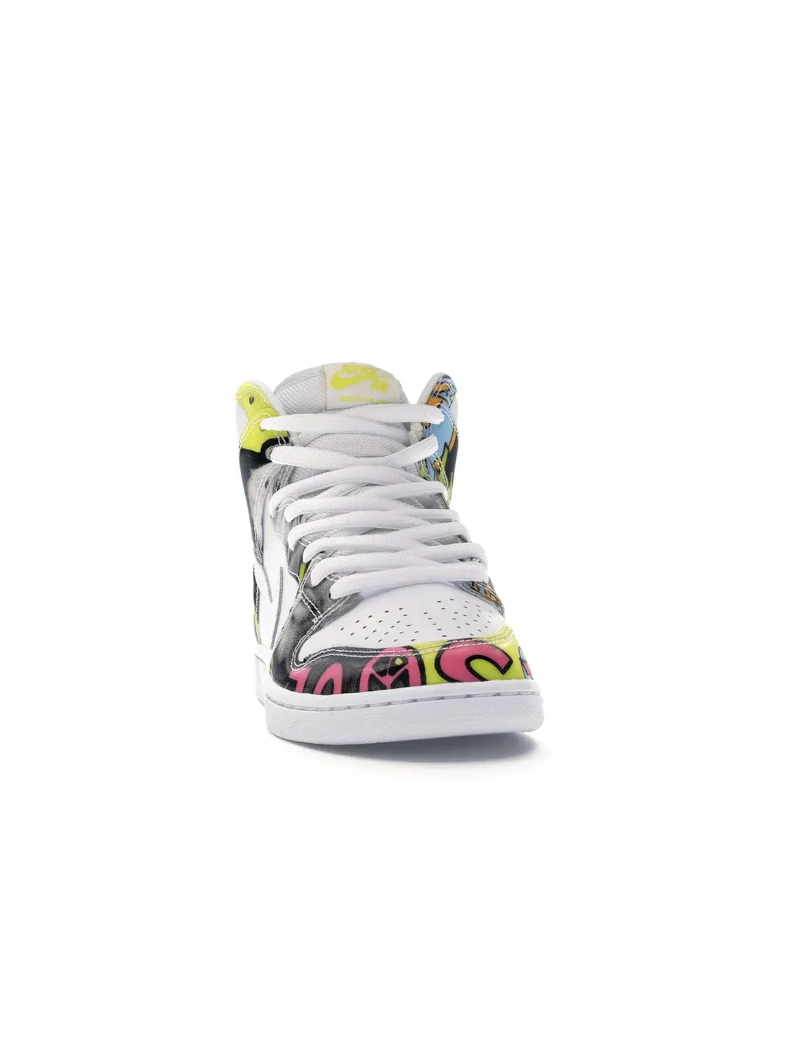 Мужские кроссовки для скейтбординга с принтом Nike SB Dunk High De La Soul 2015 Nike — изображение 2 из 4, белый