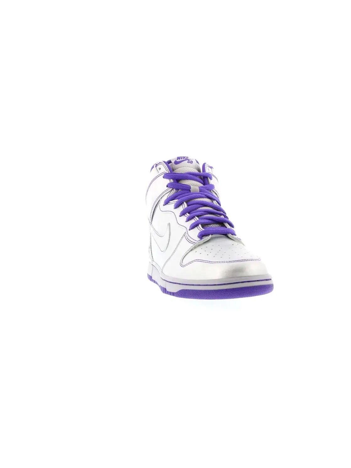 Мужские кроссовки с принтом Nike SB Dunk High Nike — изображение 2 из 4, металлик серебристый