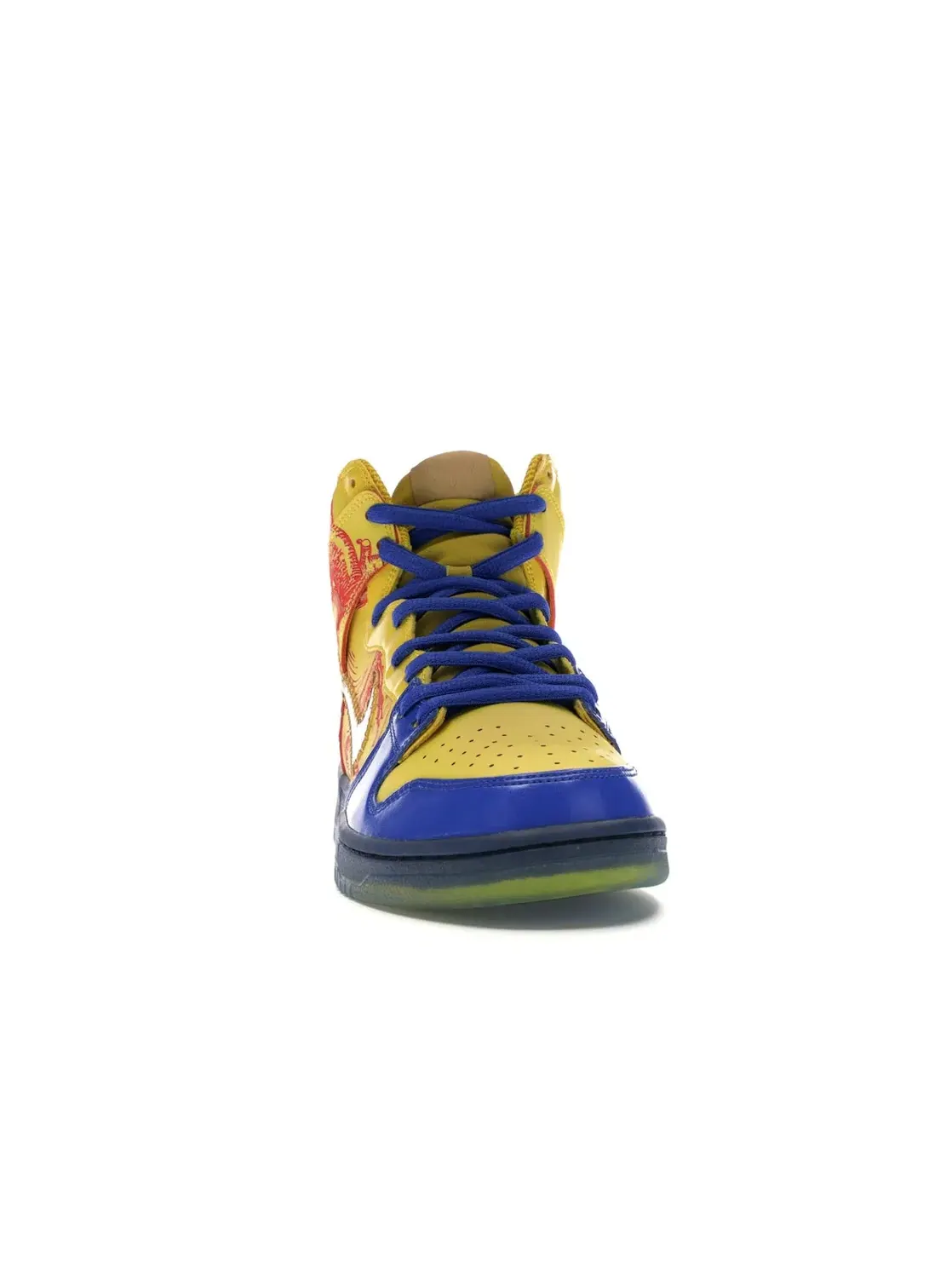 Мужские кроссовки высокие Nike SB Dunk High Doernbecher Nike, Vivid Sulfur / Game Royal — изображение 2 из 4