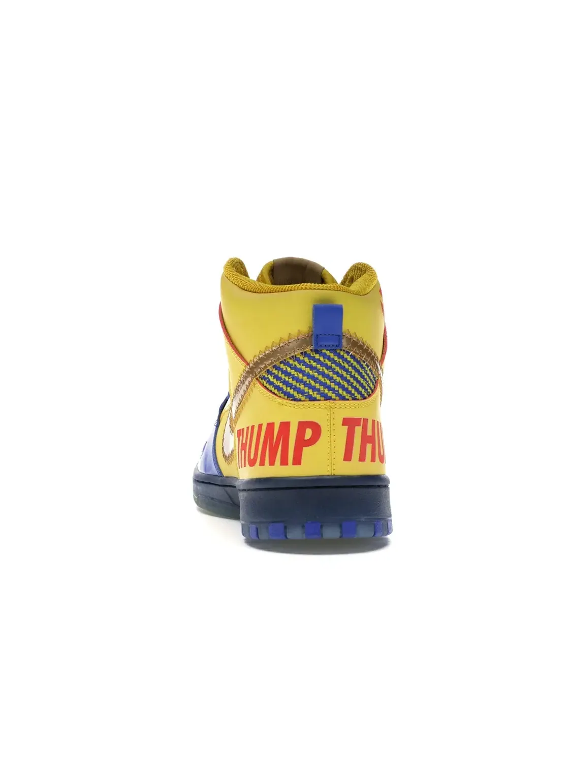 Мужские кроссовки высокие Nike SB Dunk High Doernbecher Nike, Vivid Sulfur / Game Royal — изображение 4 из 4