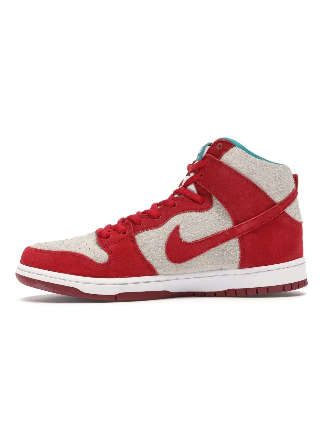 Мужские кроссовки высокие с принтом Nike SB Dunk High Nike — изображение 3 из 4, красный красный белый