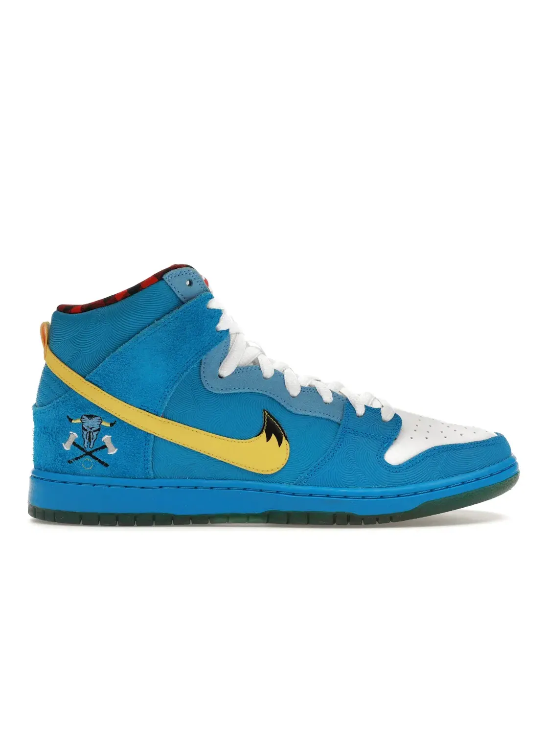 Мужские кроссовки с высоким верхом Nike SB Dunk High Nike — изображение 1 из 4, синий/желтый-белый-синий