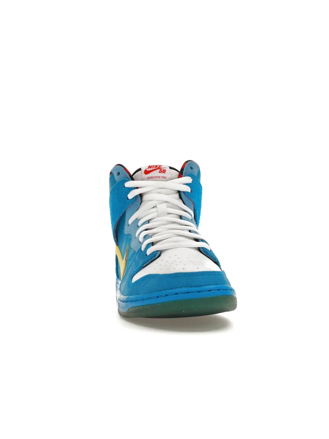 Мужские кроссовки с высоким верхом Nike SB Dunk High Nike — изображение 2 из 4, синий/желтый-белый-синий