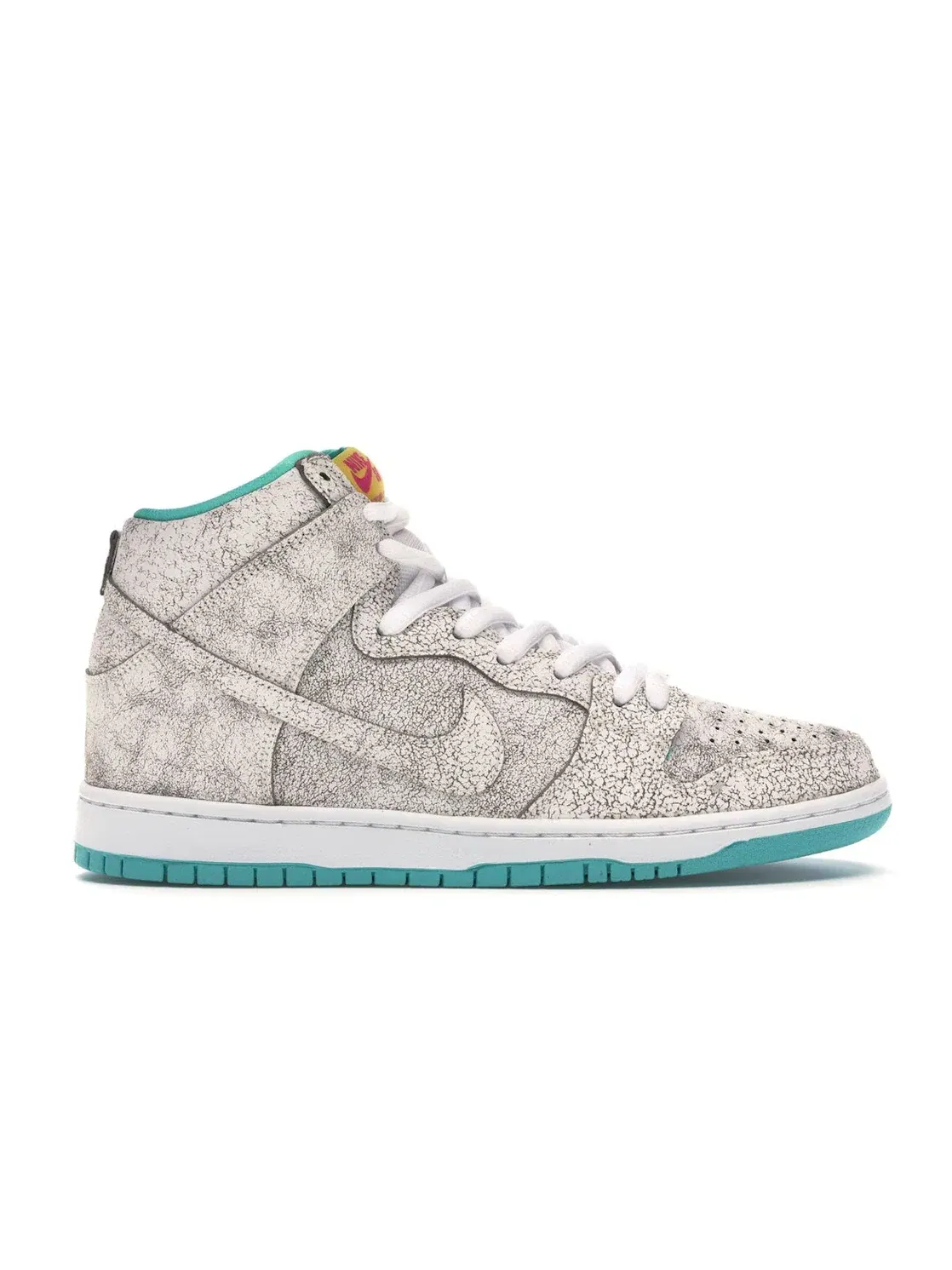 Мужские кроссовки высокие Nike SB Dunk High — изображение 1 из 4, белый/белый