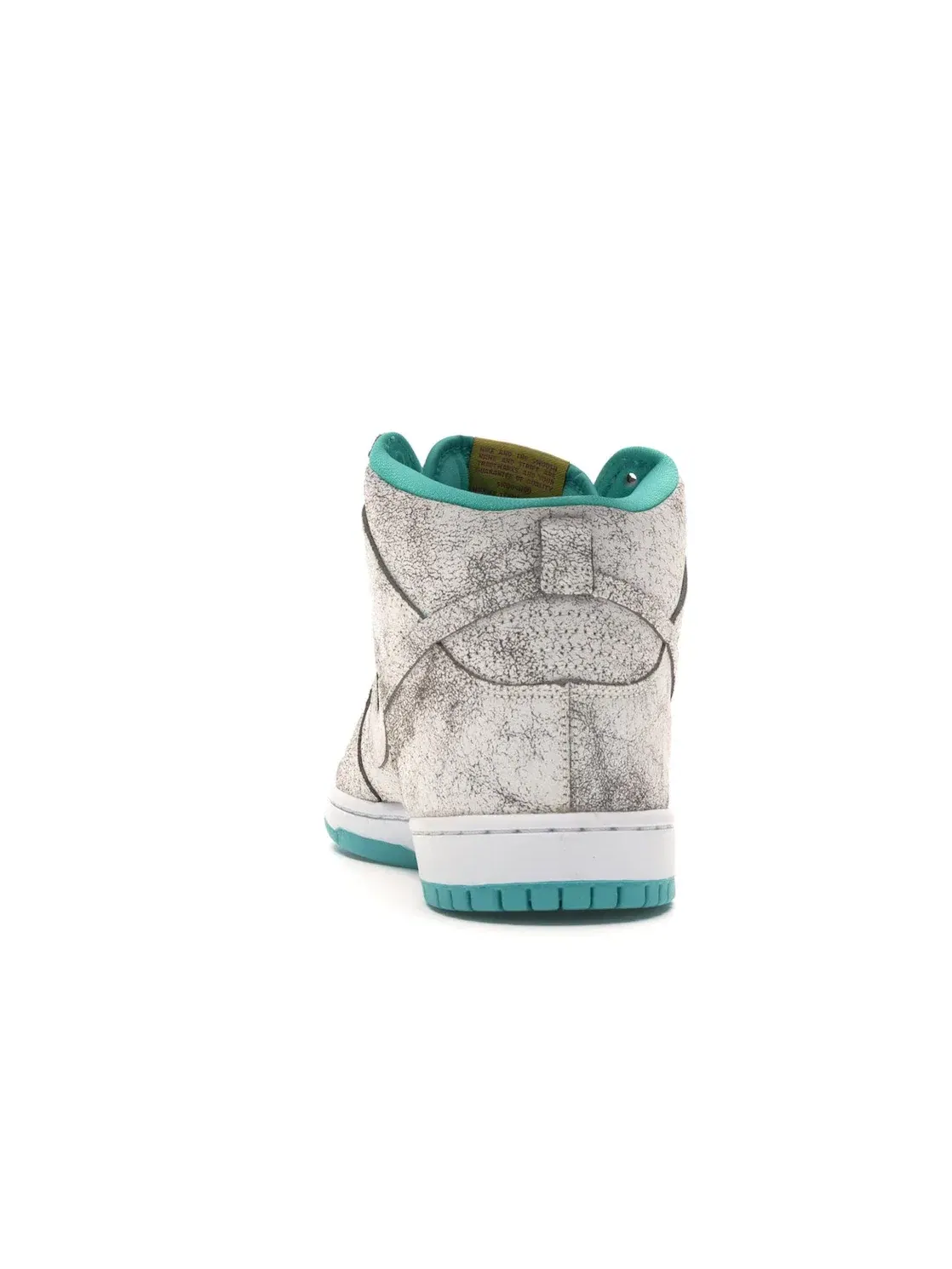 Мужские кроссовки высокие Nike SB Dunk High — изображение 4 из 4, белый/белый