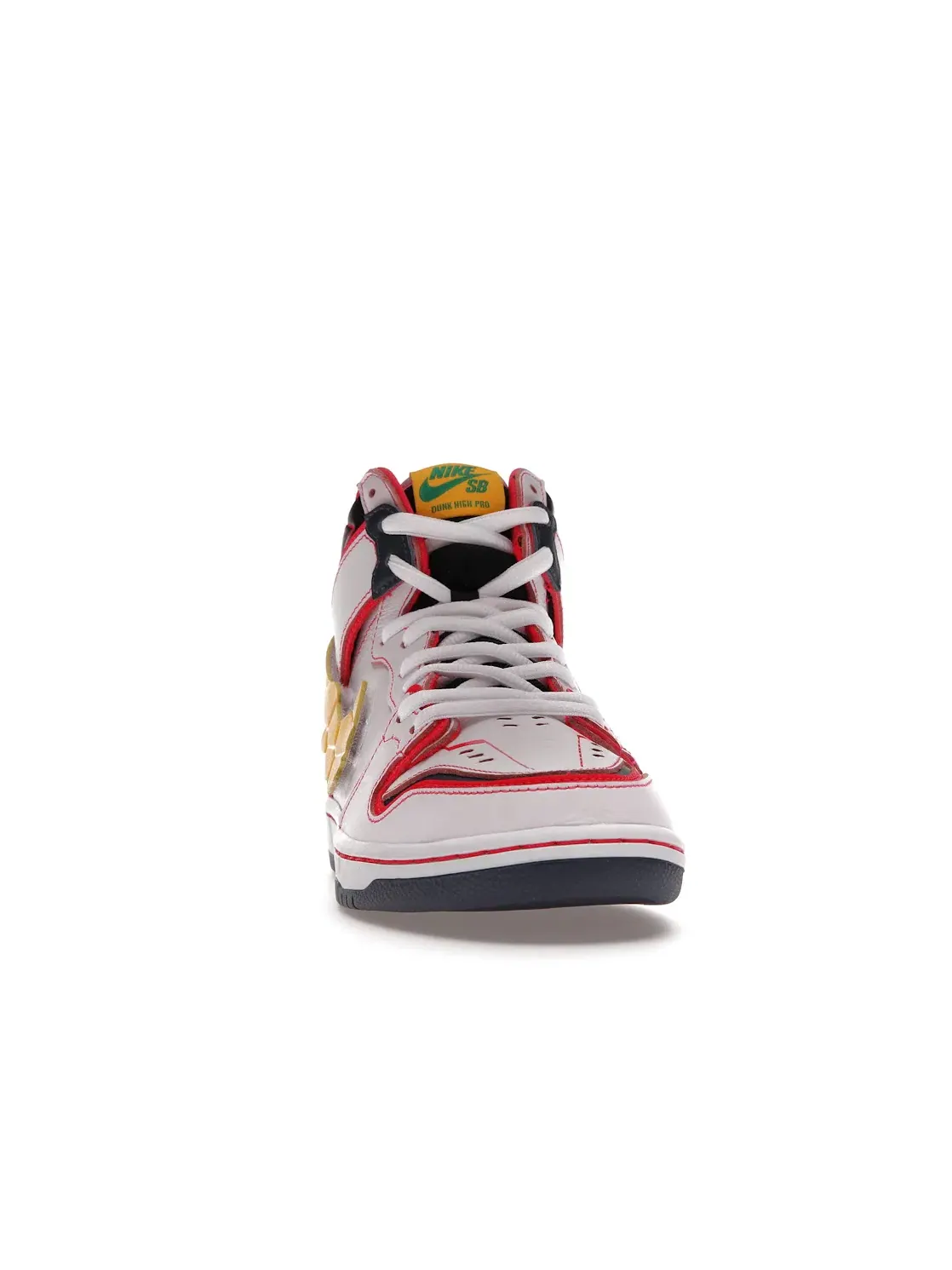 Мужские кроссовки коллаборации с принтом Gundam Nike SB Dunk High RX-0 Unicorn Gundam Nike — изображение 2 из 4, белый
