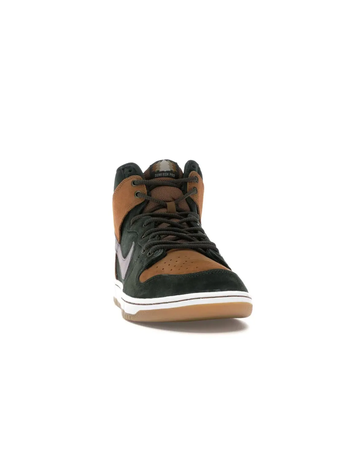 Мужские кроссовки для скейтбординга с высоким верхом Nike SB Dunk High — изображение 2 из 4, коричневый-серый-серый