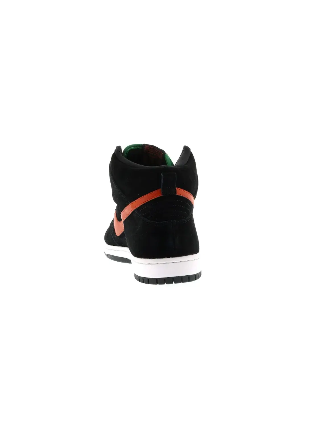 Мужские кроссовки высокие Nike SB Dunk High — изображение 4 из 4, черный/оранжевый-зеленый