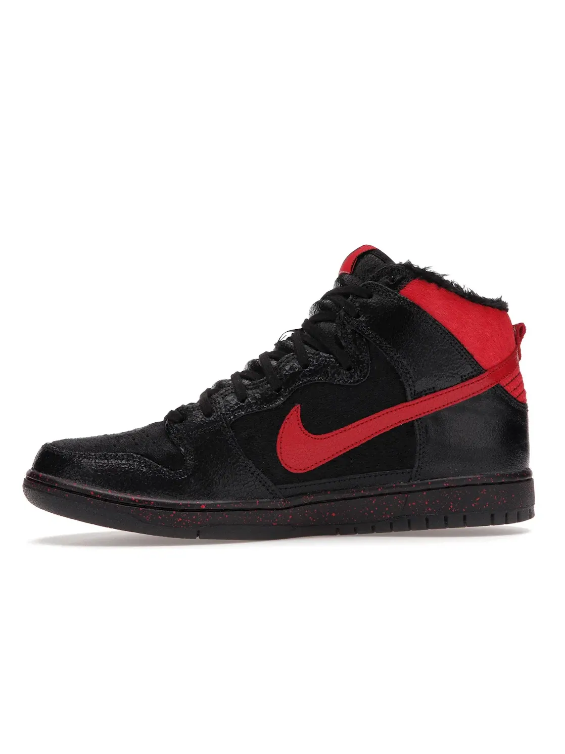 Мужские кроссовки с высоким верхом Nike SB Dunk High Krampus Nike — изображение 3 из 4, черный/красный
