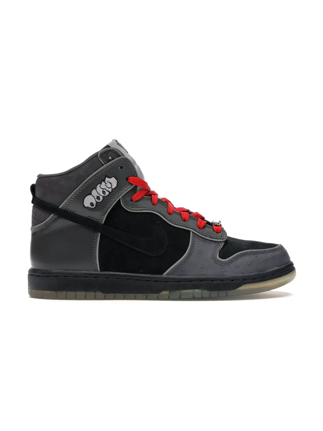 Мужские кроссовки высокие с принтом Nike SB Dunk High MF Doom Nike — изображение 1 из 4, черный/черный