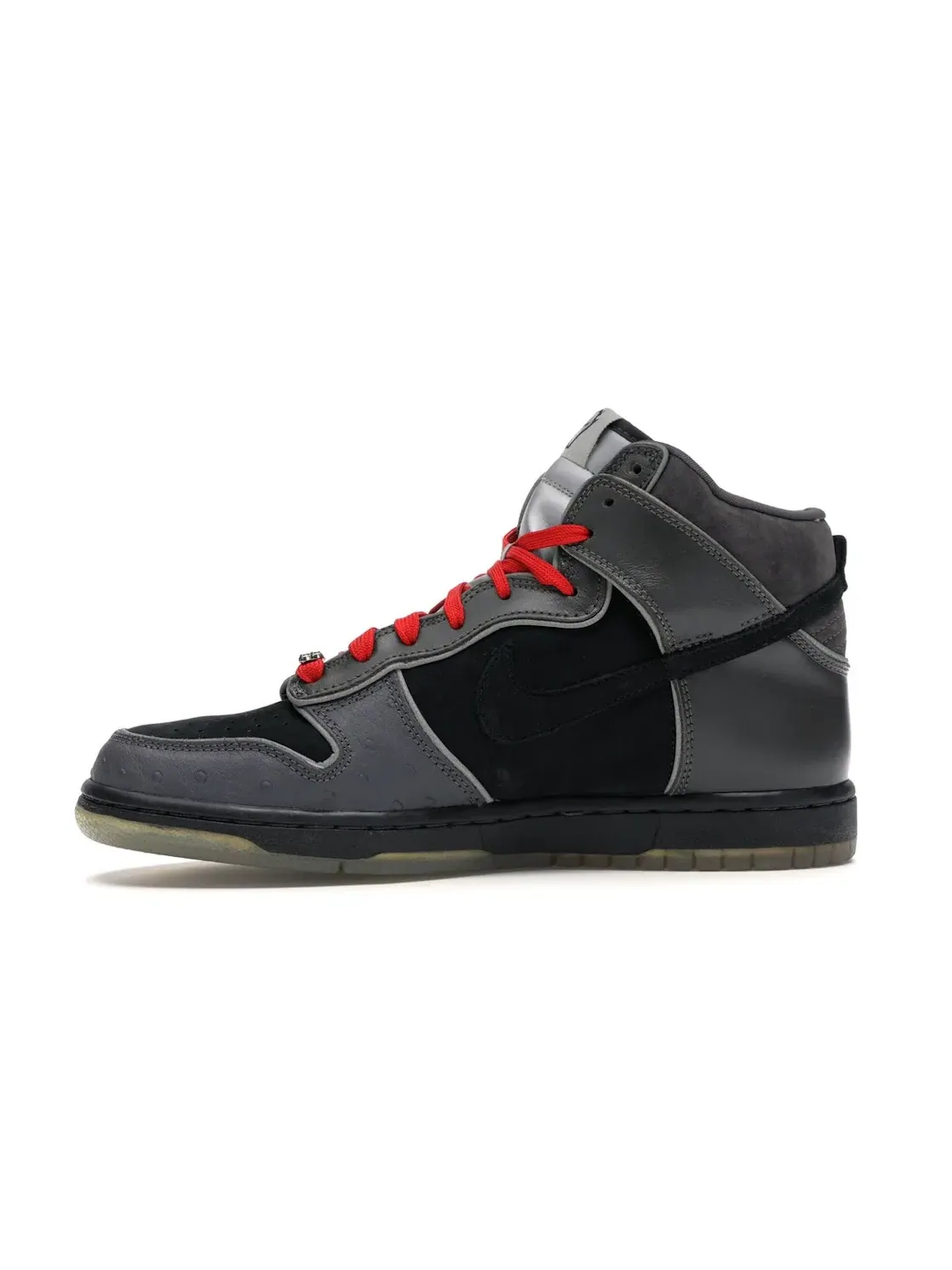 Мужские кроссовки высокие с принтом Nike SB Dunk High MF Doom Nike — изображение 3 из 4, черный/черный