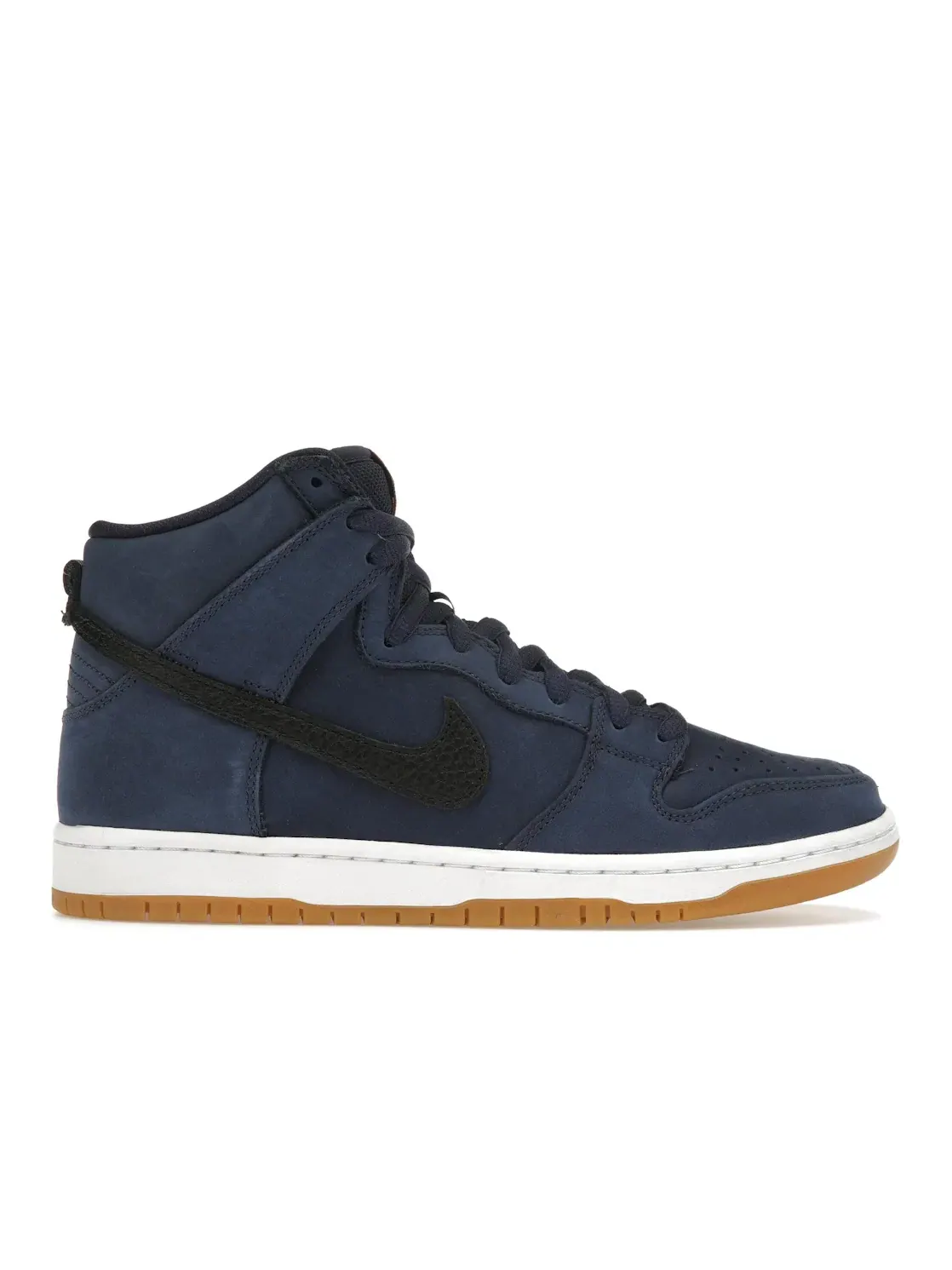 Мужские высокие кроссовки с замшевыми вставками Nike SB Dunk High — изображение 1 из 3