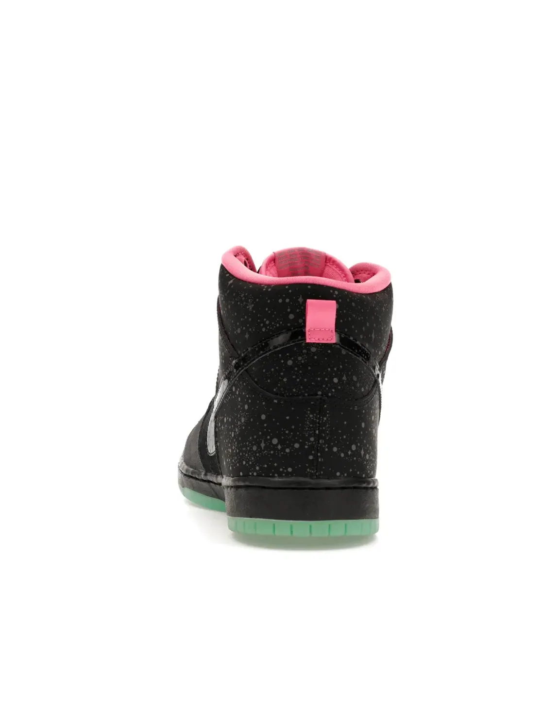 Мужские кроссовки для скейтбординга с принтом Nike SB Dunk High Northern Lights Nike — изображение 4 из 4, черный-розовый
