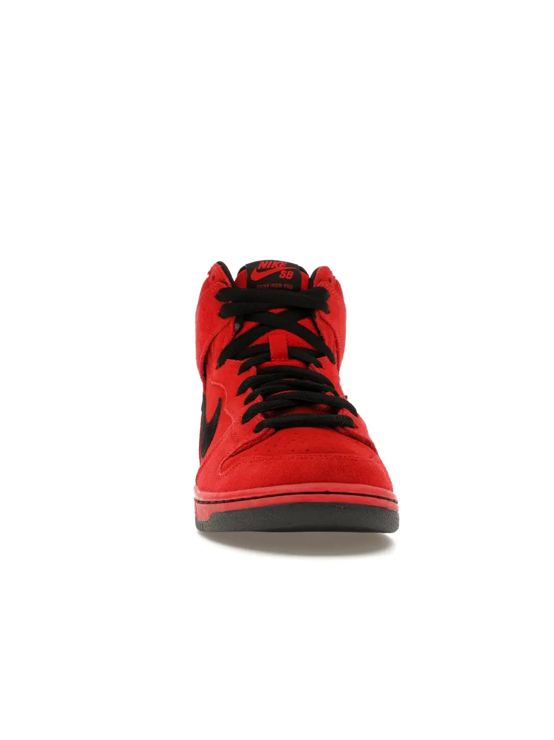 Мужские кроссовки высокие Nike SB Dunk High Red Devil — изображение 2 из 4, красный/черный
