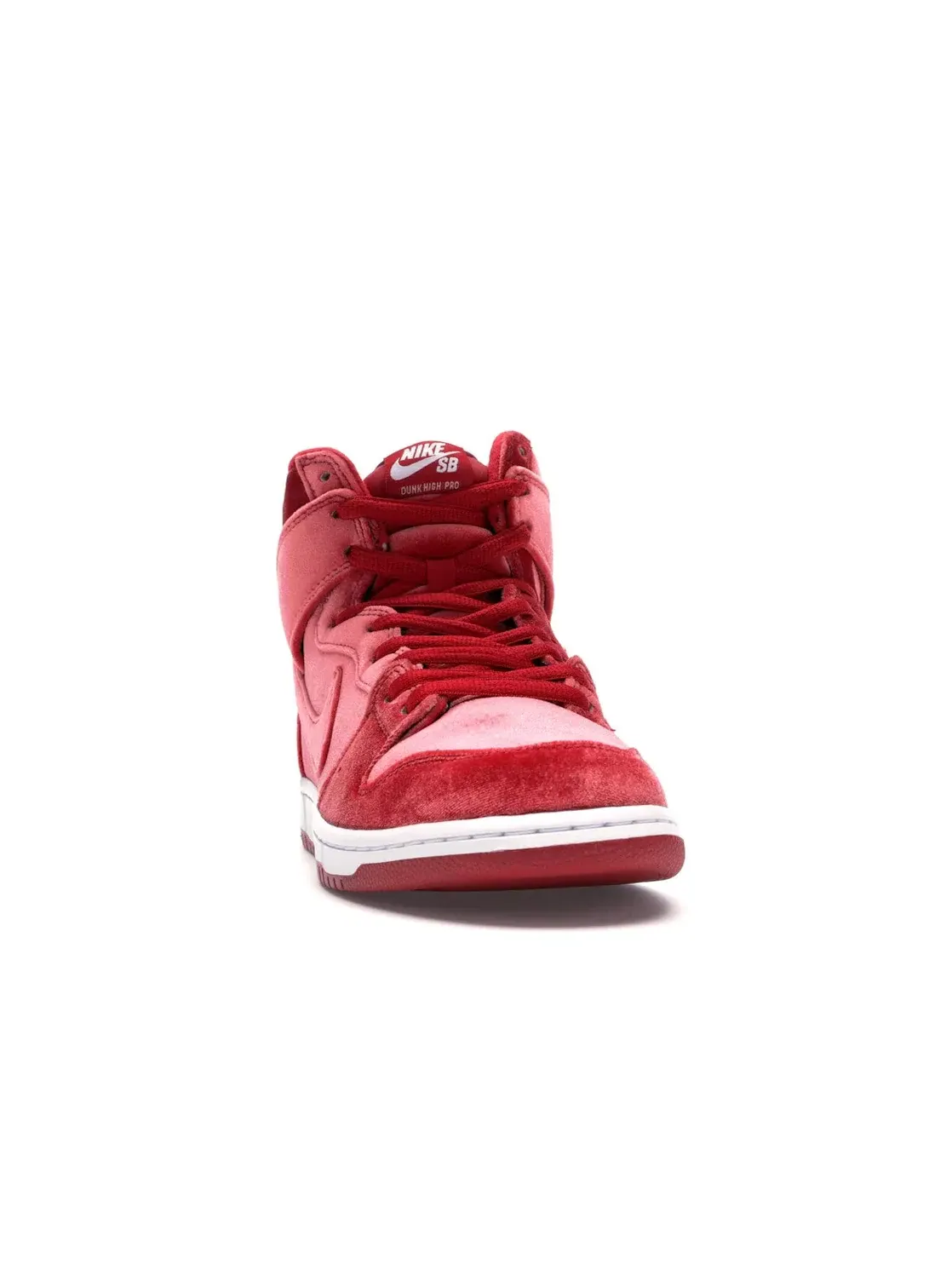 Мужские кроссовки с высоким верхом Nike SB Dunk High Nike — изображение 2 из 4, красный/белый/красный