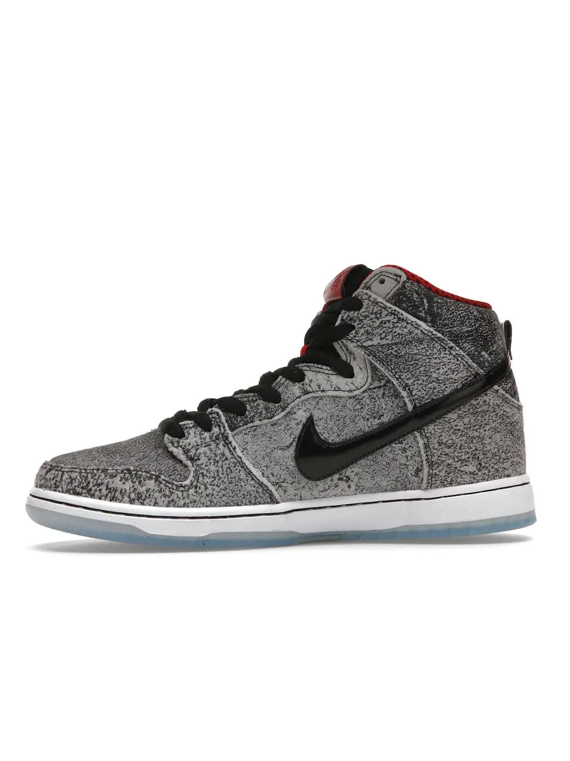 Мужские кроссовки для скейтбординга Nike SB Dunk High — изображение 3 из 4, черный/красный/черный