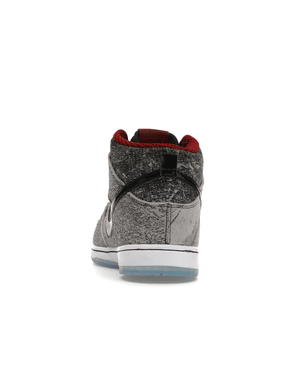 Мужские кроссовки для скейтбординга Nike SB Dunk High — изображение 4 из 4, черный/красный/черный