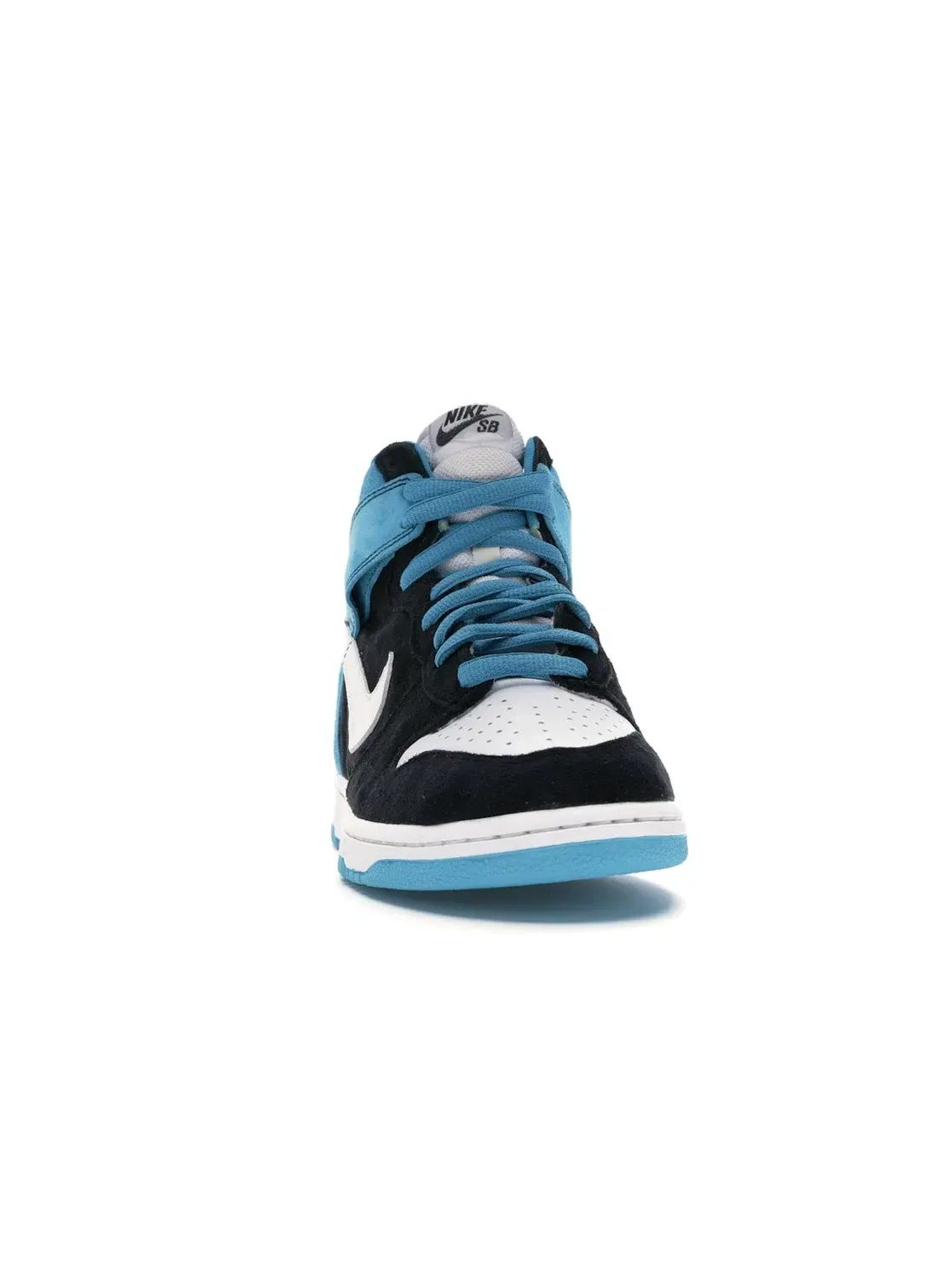 Мужские кроссовки высокие Nike SB Dunk High Send Help — изображение 2 из 4, черный/белый-синий