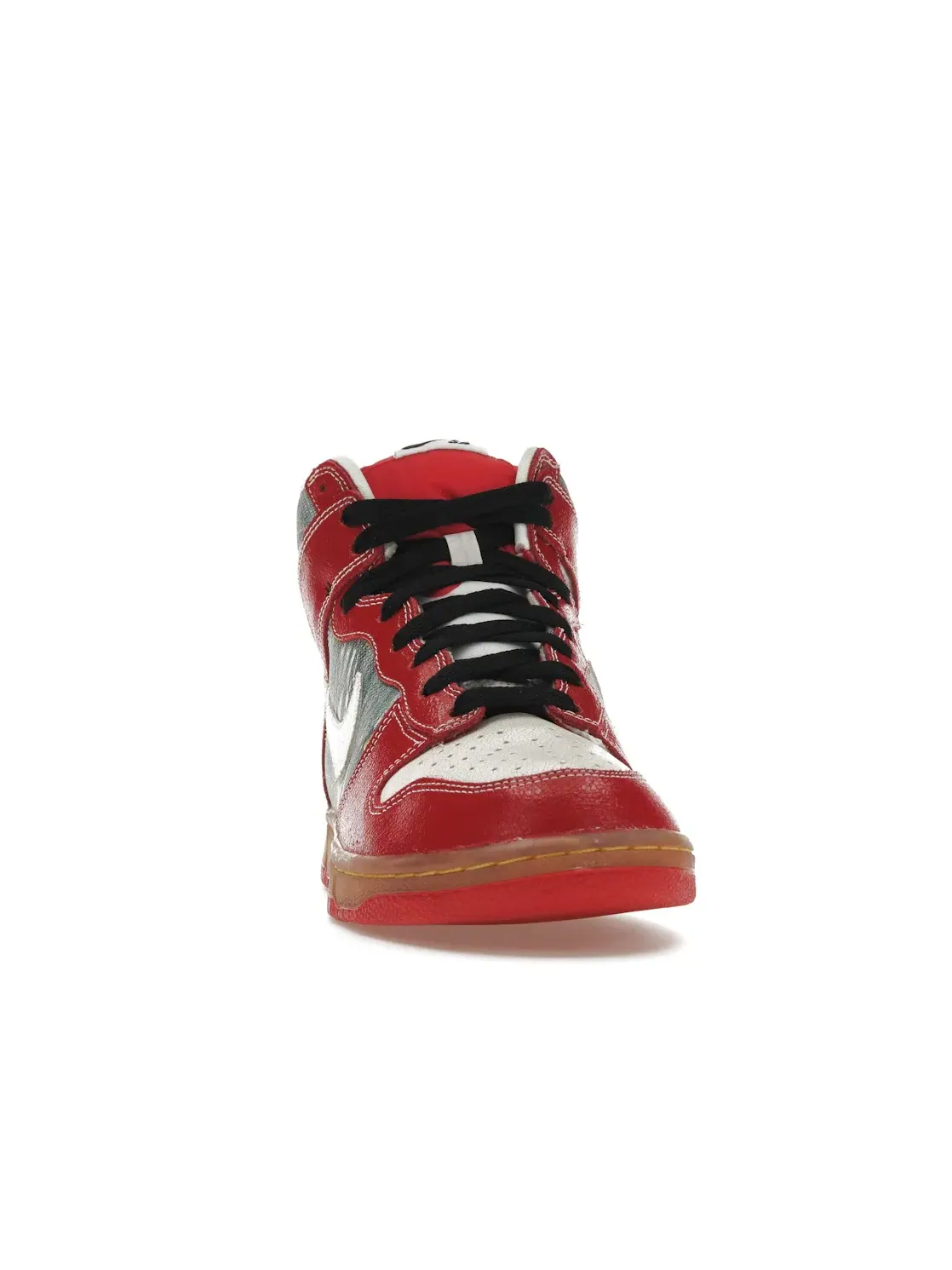 Мужские кроссовки высокие Nike SB Dunk High — изображение 2 из 4, серебристый белый