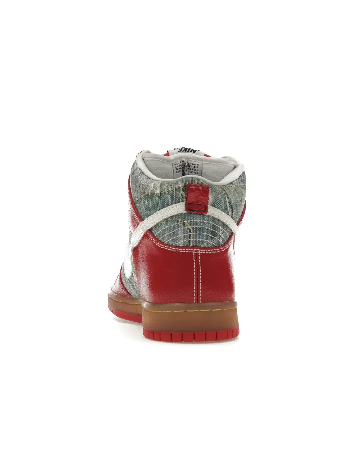 Мужские кроссовки высокие Nike SB Dunk High — изображение 4 из 4, серебристый белый