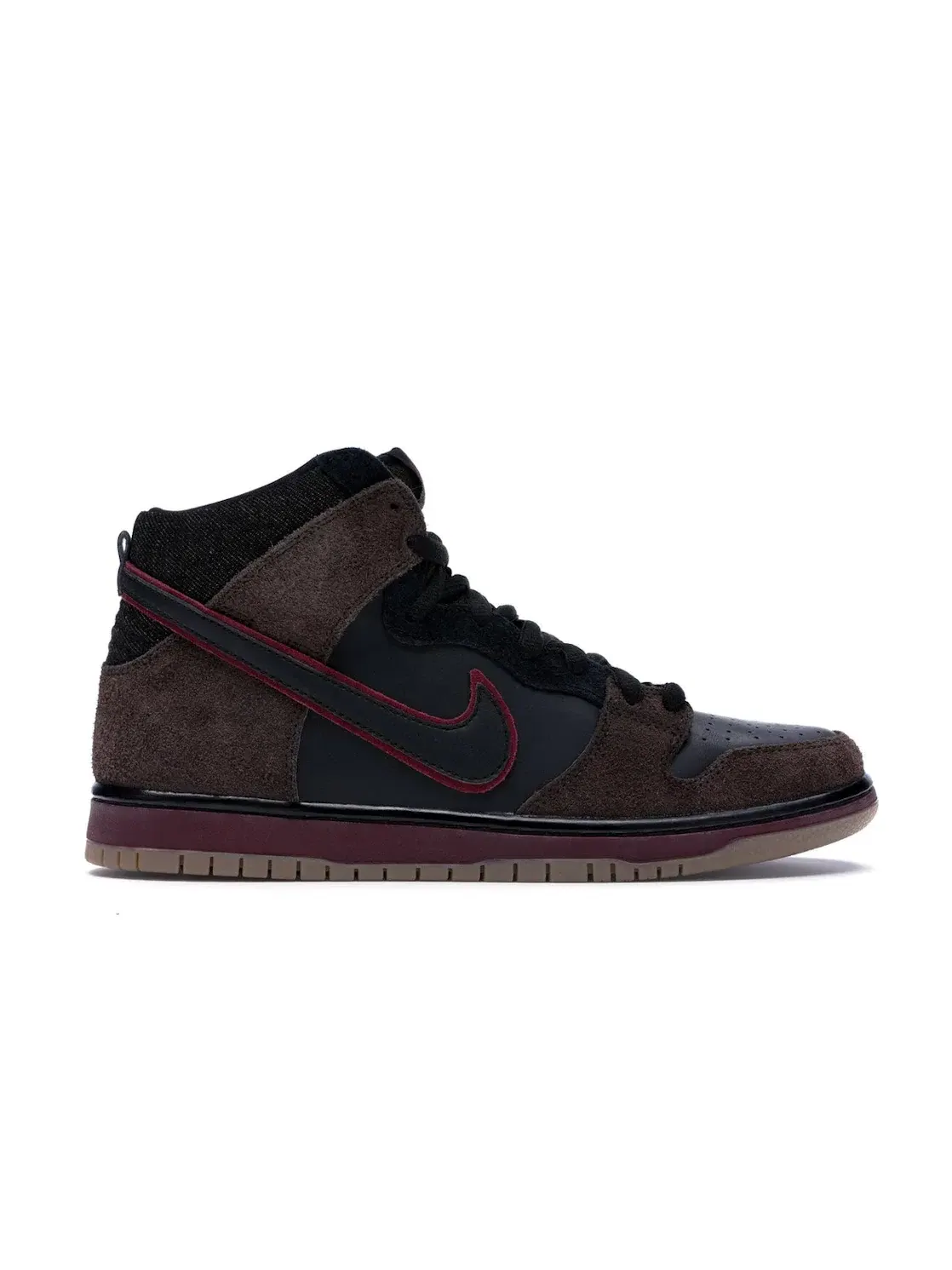 Мужские кроссовки Nike SB Dunk High Brooklyn Projects Reign In Blood Slayer Nike — изображение 1 из 4, черный красный