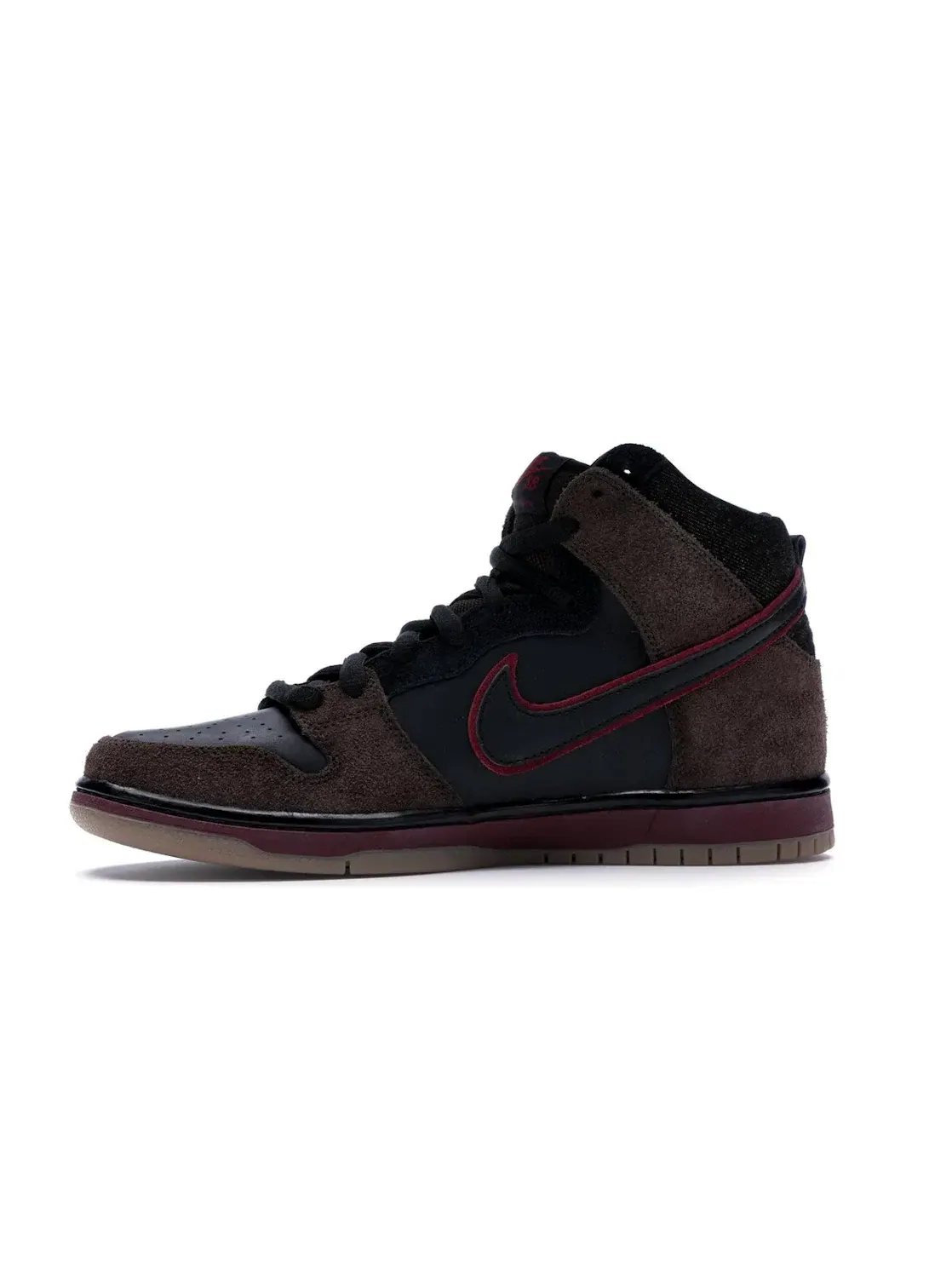 Мужские кроссовки Nike SB Dunk High Brooklyn Projects Reign In Blood Slayer Nike — изображение 3 из 4, черный красный