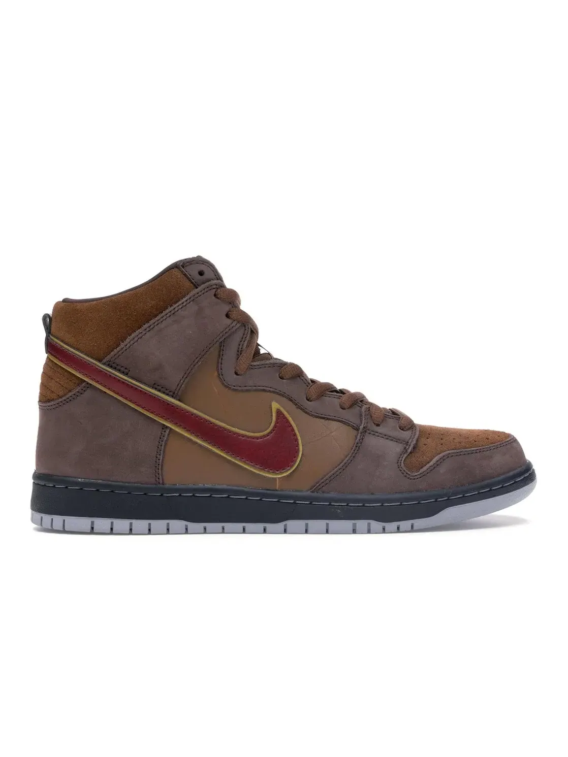 Мужские кроссовки высокие Nike SB Dunk High SPoT Cigar City — изображение 1 из 4, темный/красный