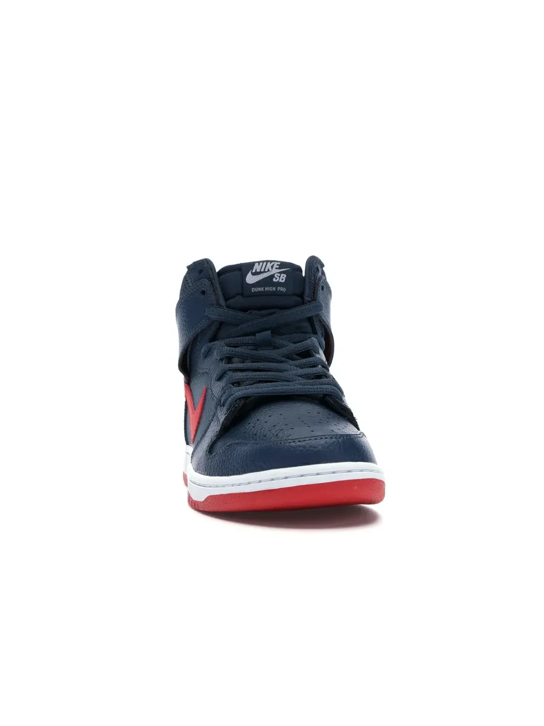 Мужские кроссовки с классическим дизайном Nike SB Dunk High Nike — изображение 2 из 4, синий/белый/красный