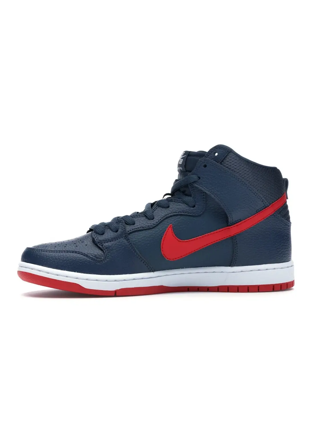 Мужские кроссовки с классическим дизайном Nike SB Dunk High Nike — изображение 3 из 4, синий/белый/красный