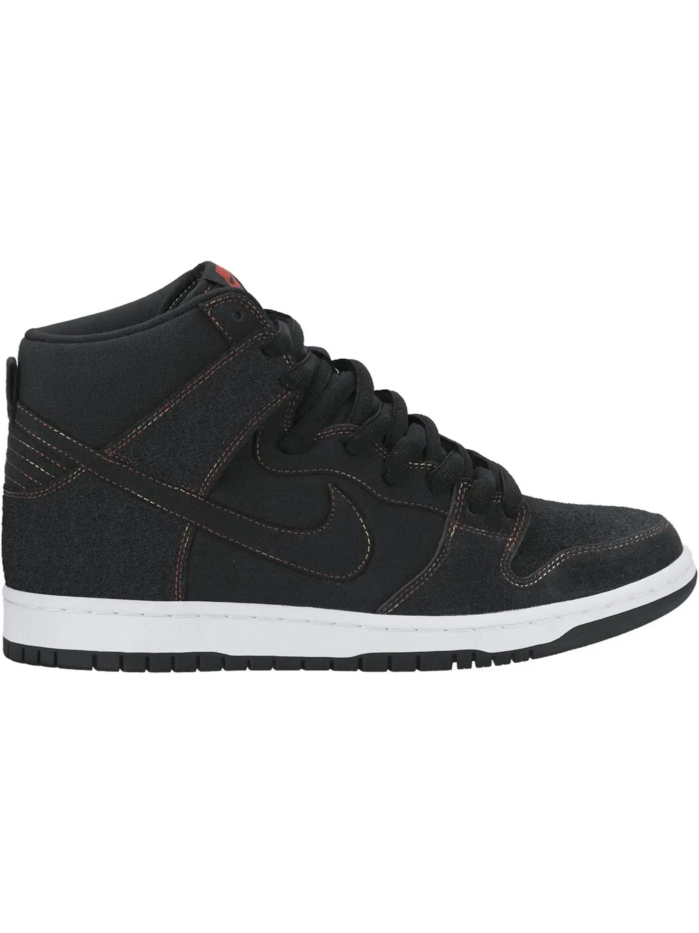 Мужские кроссовки с длинным рукавом Nike SB Dunk High — изображение 1 из 1, черный/черный-белый