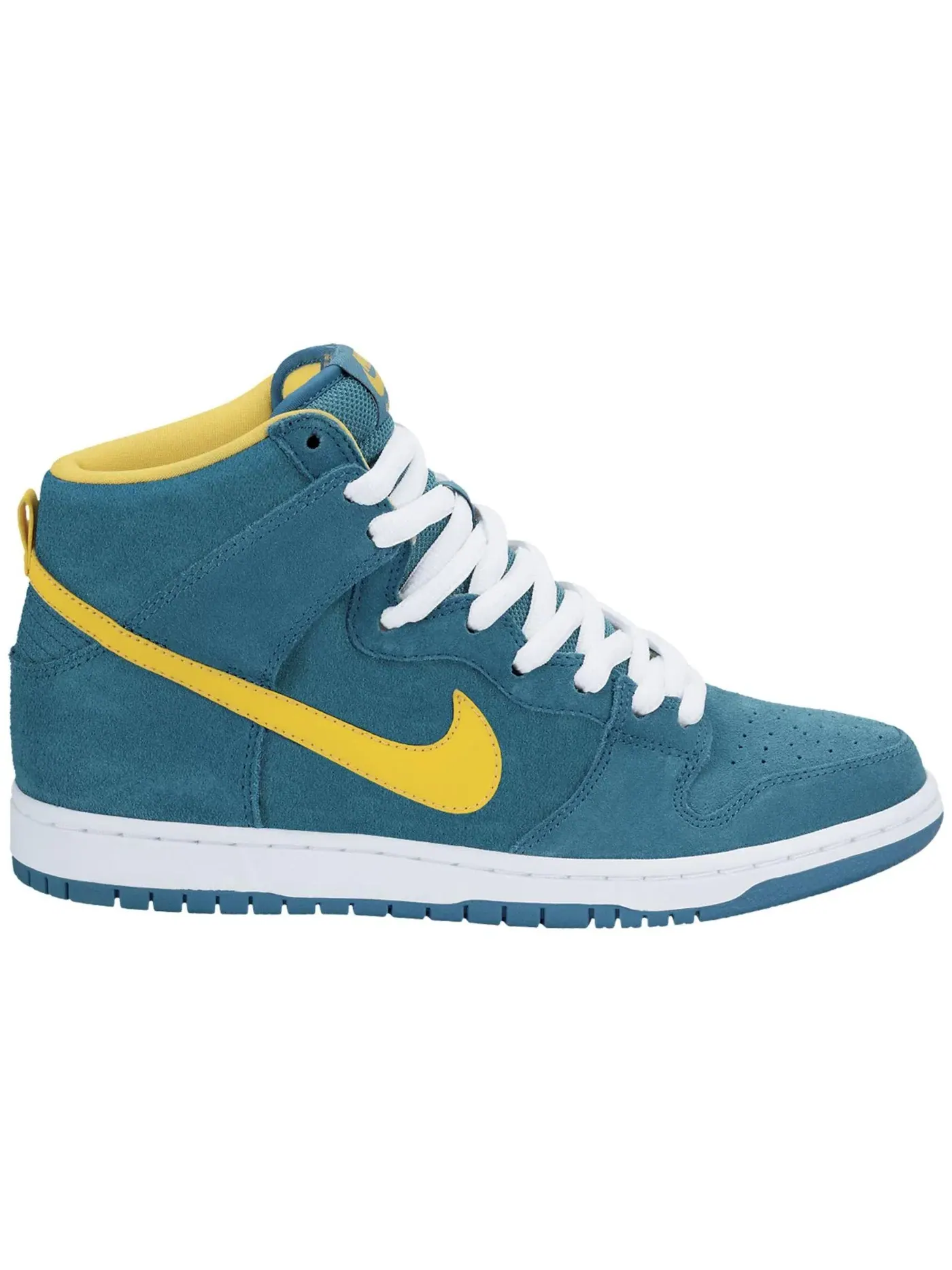 Мужские кроссовки высокие с принтом Nike SB Dunk High Nike — изображение 1 из 1, золотистый-белый