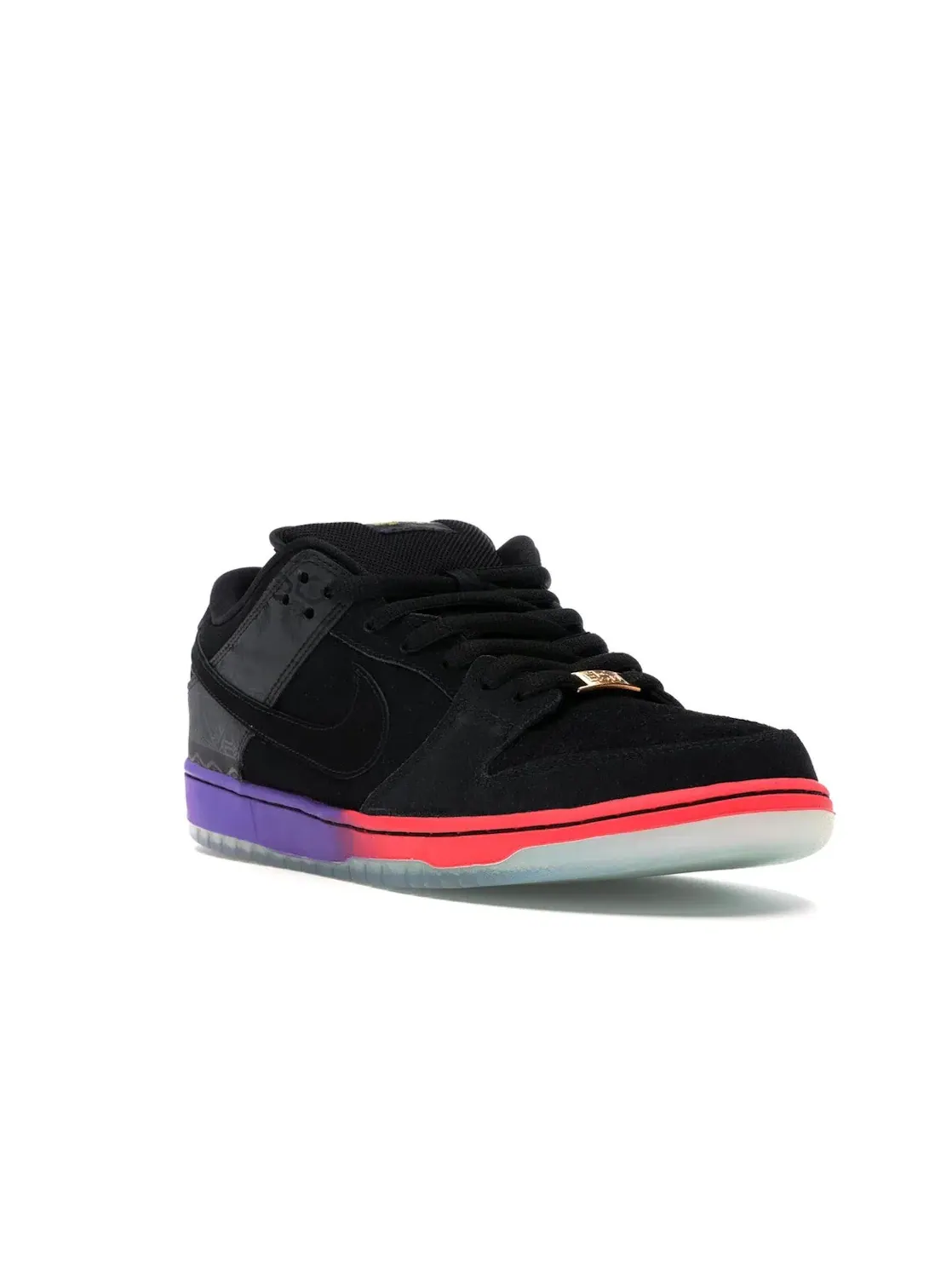 Мужские кроссовки Nike SB Dunk Low Nike — изображение 2 из 4, черный/черный-фиолетовый