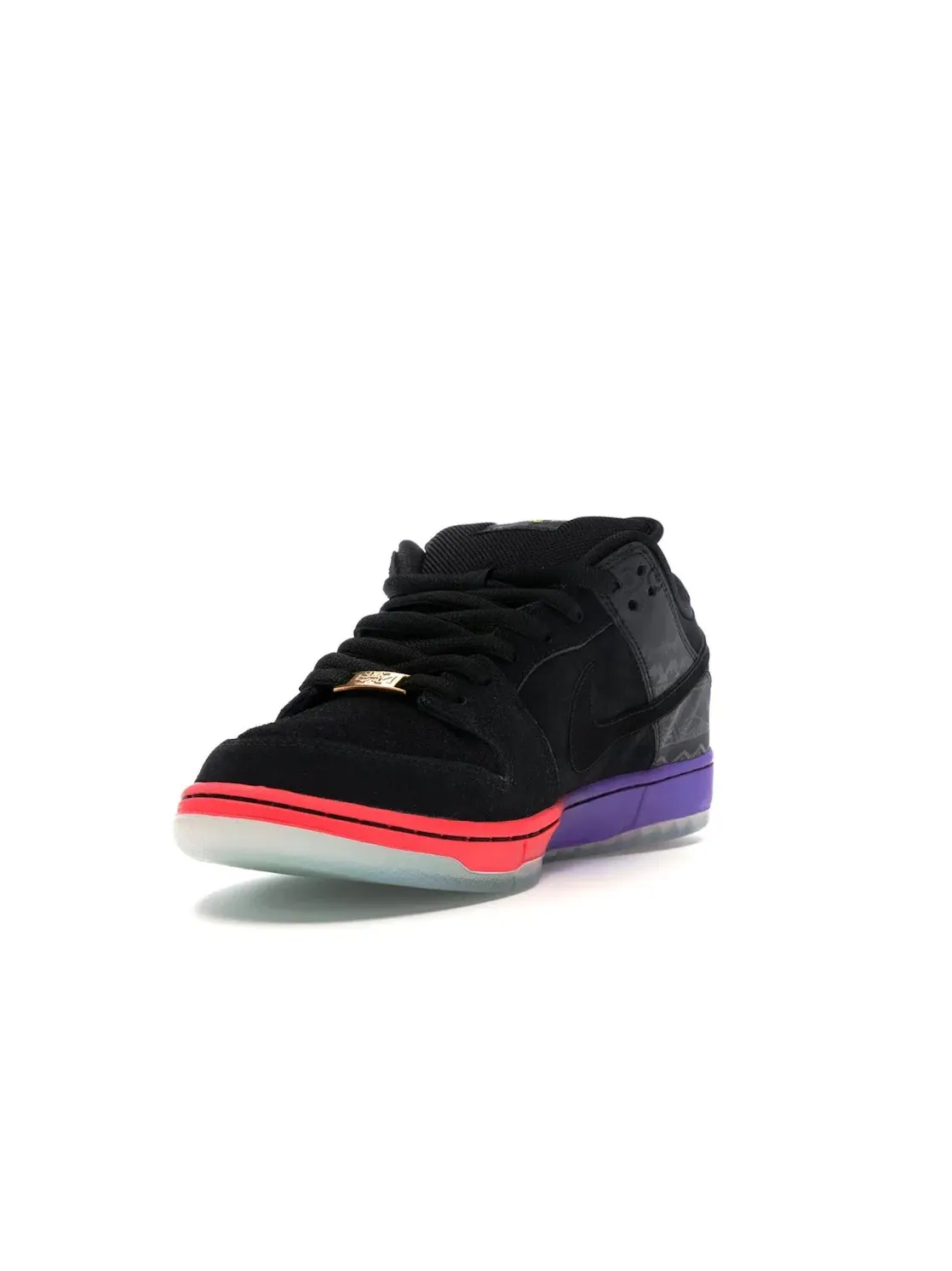 Мужские кроссовки Nike SB Dunk Low Nike — изображение 3 из 4, черный/черный-фиолетовый