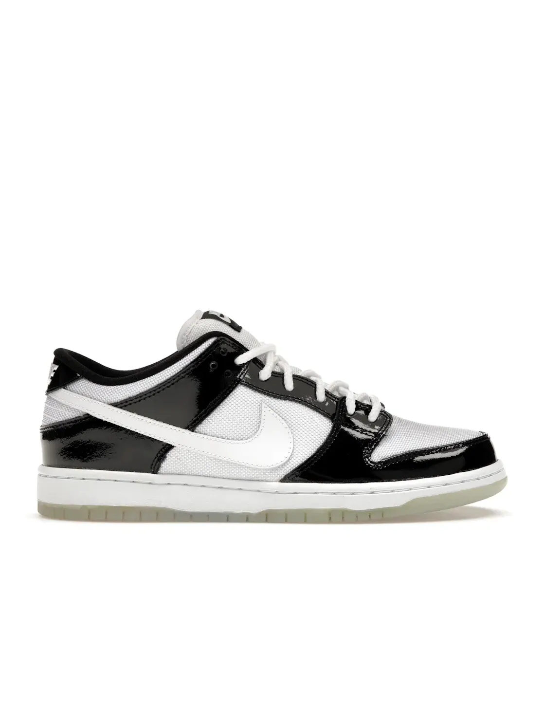 Мужские кроссовки для скейтбординга с патентованной кожей Nike SB Dunk Low — изображение 1 из 4