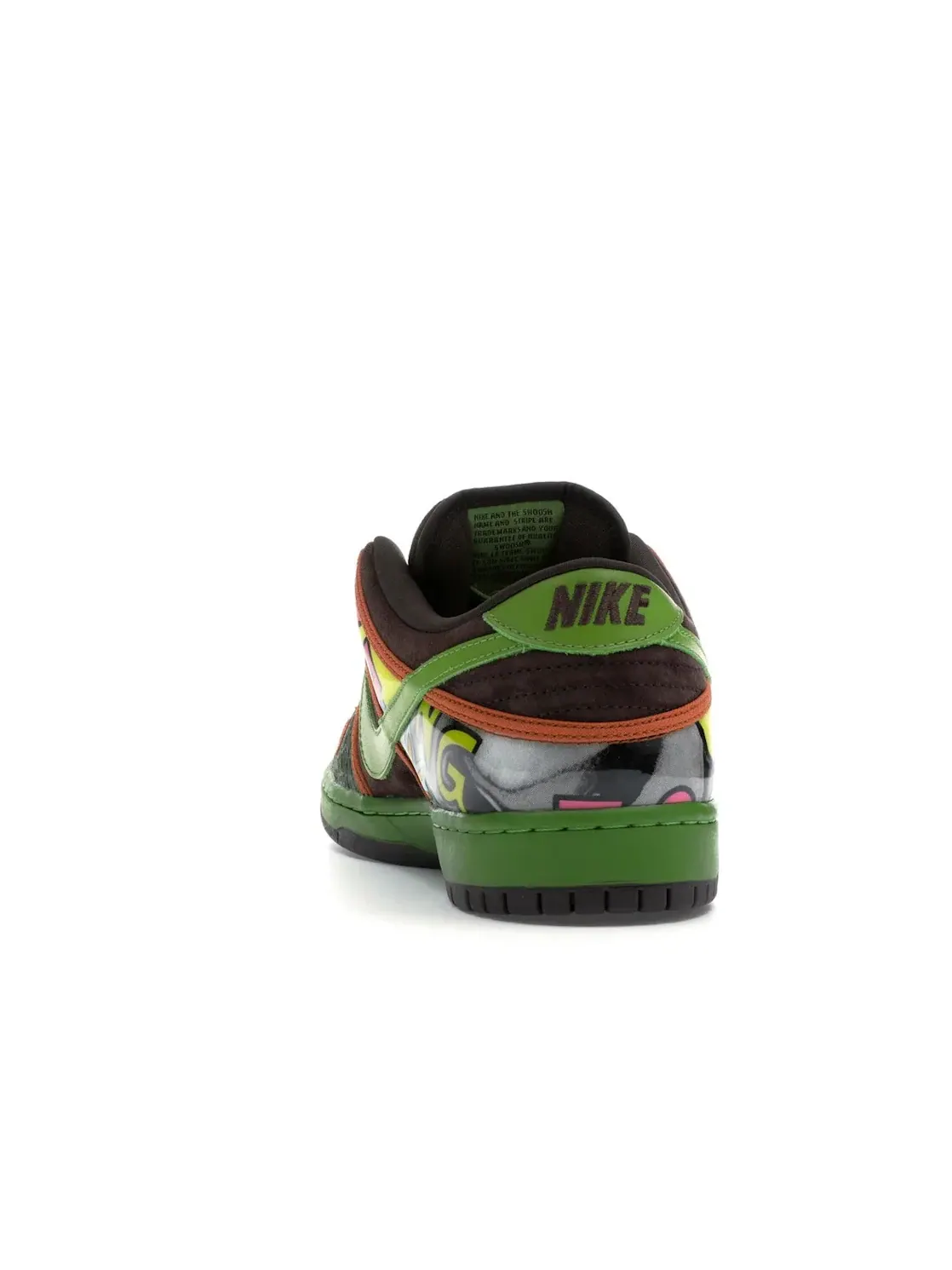 Мужские кроссовки с принтом Nike SB Dunk Low De La Soul (2015) Nike — изображение 4 из 4, коричневый-зеленый
