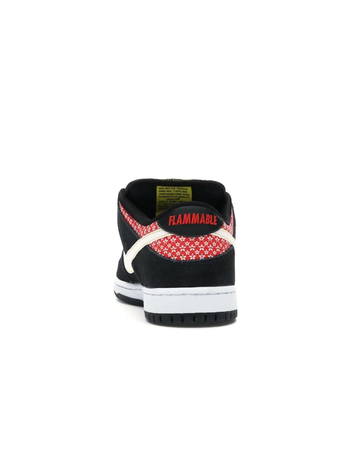 Мужские кроссовки с принтом Nike SB Dunk Low Nike — изображение 4 из 4, черный/белый-красный
