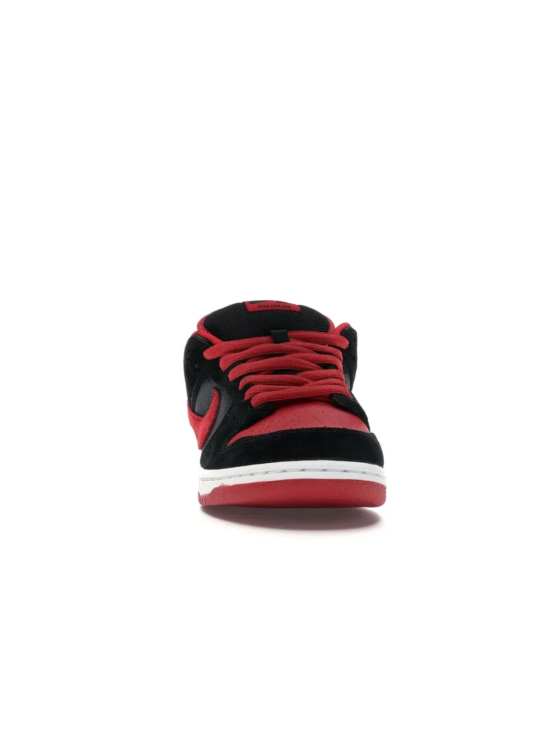 Мужские кроссовки для скейтбординга с замшевыми вставками Nike SB Dunk Low — изображение 2 из 4, черный/красный-черный