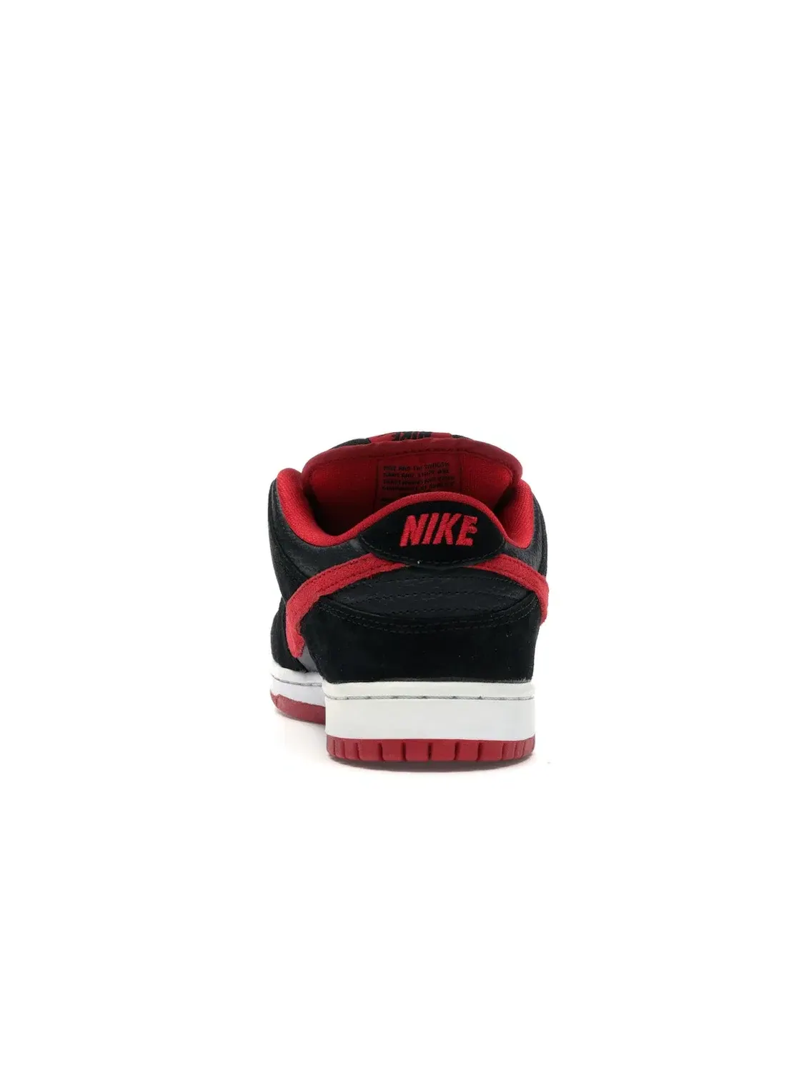 Мужские кроссовки для скейтбординга с замшевыми вставками Nike SB Dunk Low — изображение 4 из 4, черный/красный-черный