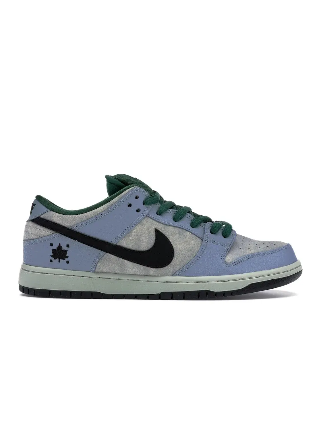 Мужские кроссовки Nike SB Dunk Low Maple Leaf Central Park — изображение 1 из 4, серый/черный-зеленый